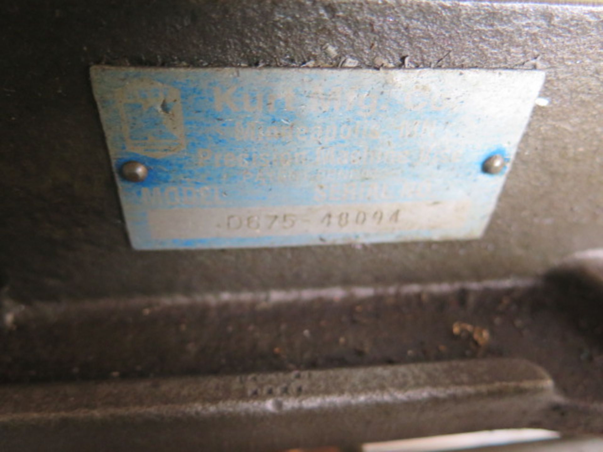 Kurt D675 6" Angle-Lock Vise (SOLD AS-IS - NO WARRANTY) - Image 3 of 3