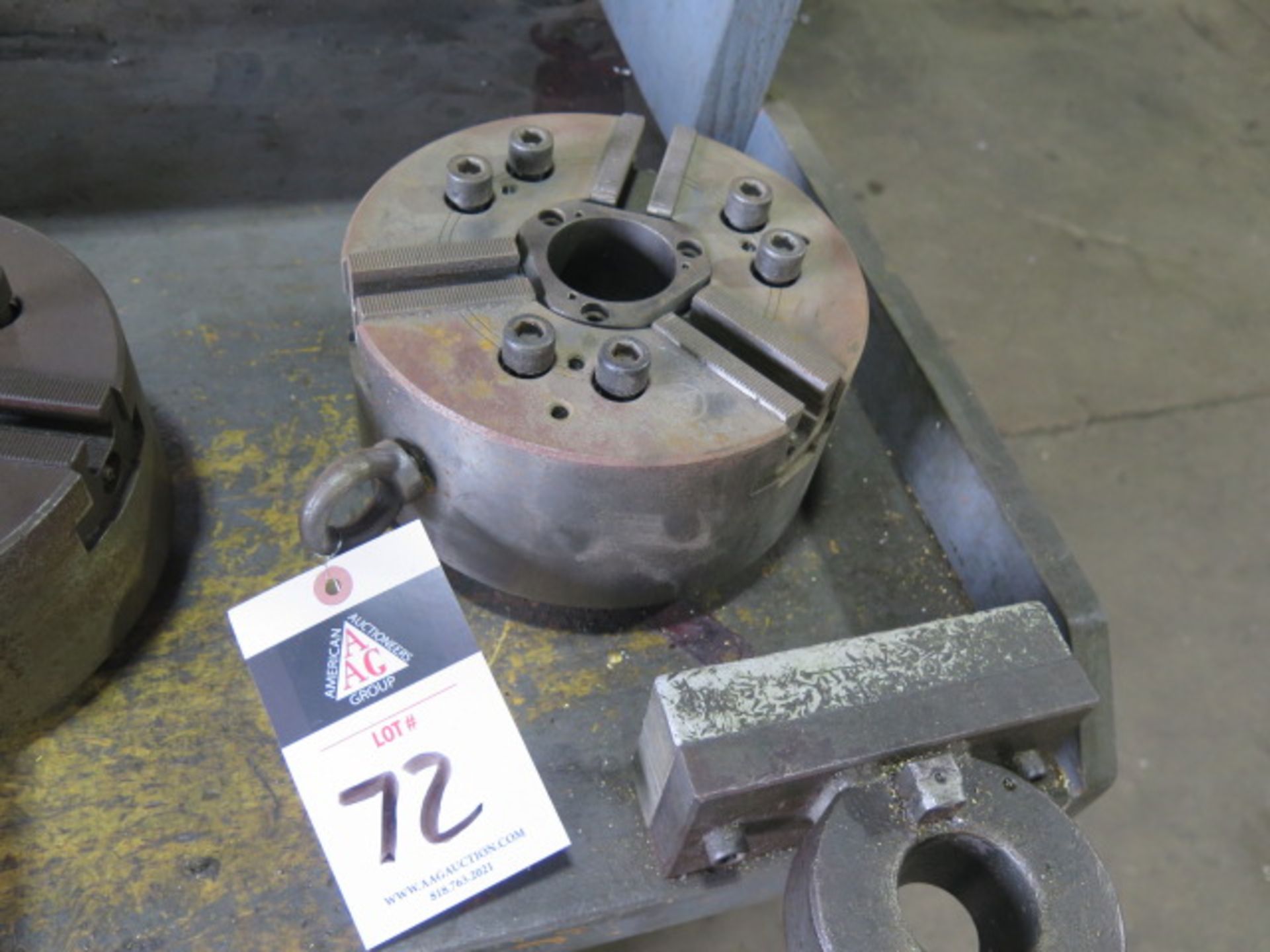 8" 3-Jaw Power Chuck (SOLD AS-IS - NO WARRANTY)