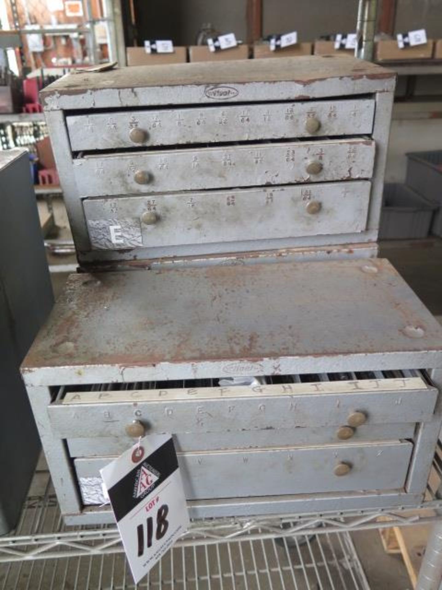 Huot Drill Cabinets (3) w/ Drills (SOLD AS-IS - NO WARRANTY)