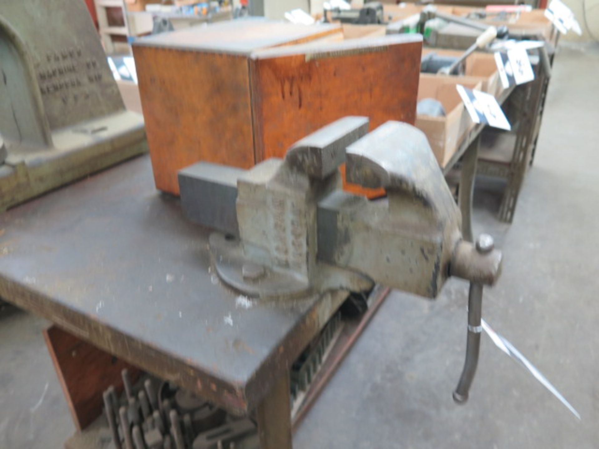 Bench Vise w/ Work Bench (SOLD AS-IS - NO WARRANTY) - Image 2 of 2