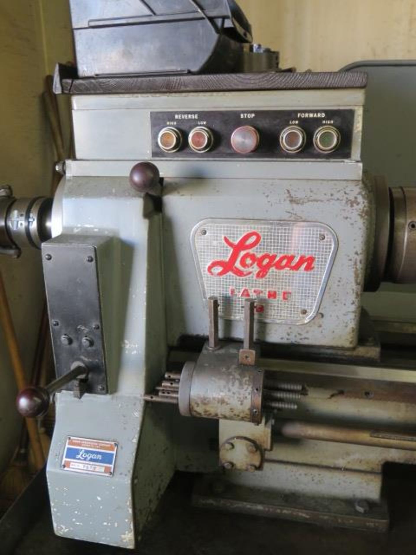 Logan mdl. 7515 Hand Chucker w/ 8-Station Turret, 350-2000 Adjustable RPM, 5C Spindle, SOLD AS IS - Image 4 of 10