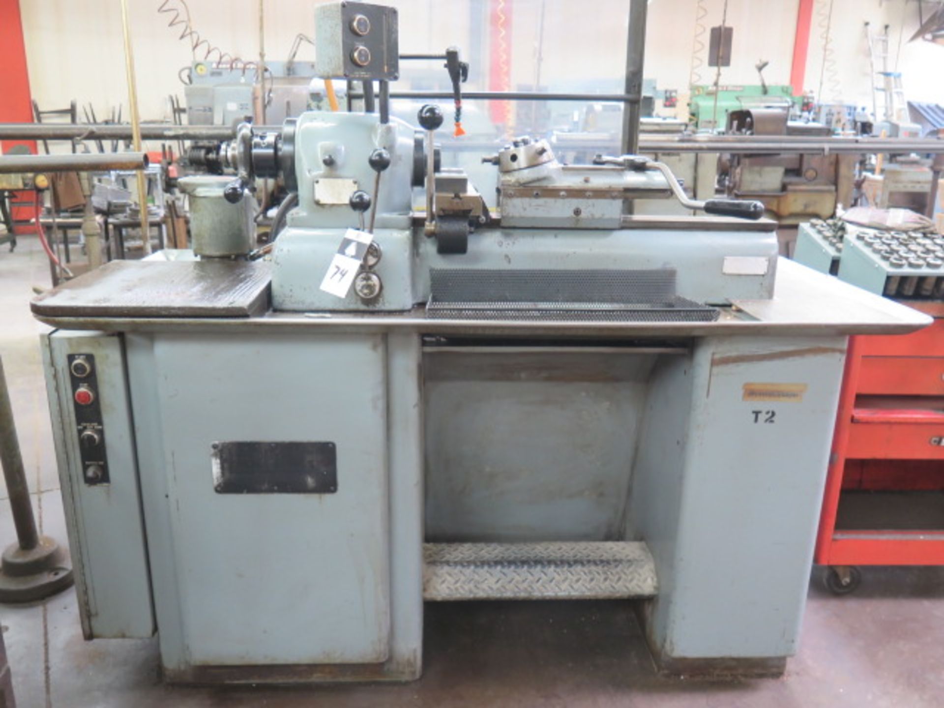 Hardinge DSM-59 Narrow Bed Second OP Lathe s/n DV-59-10396 w/ 240-3500 RPM, 5C SOLD AS IS