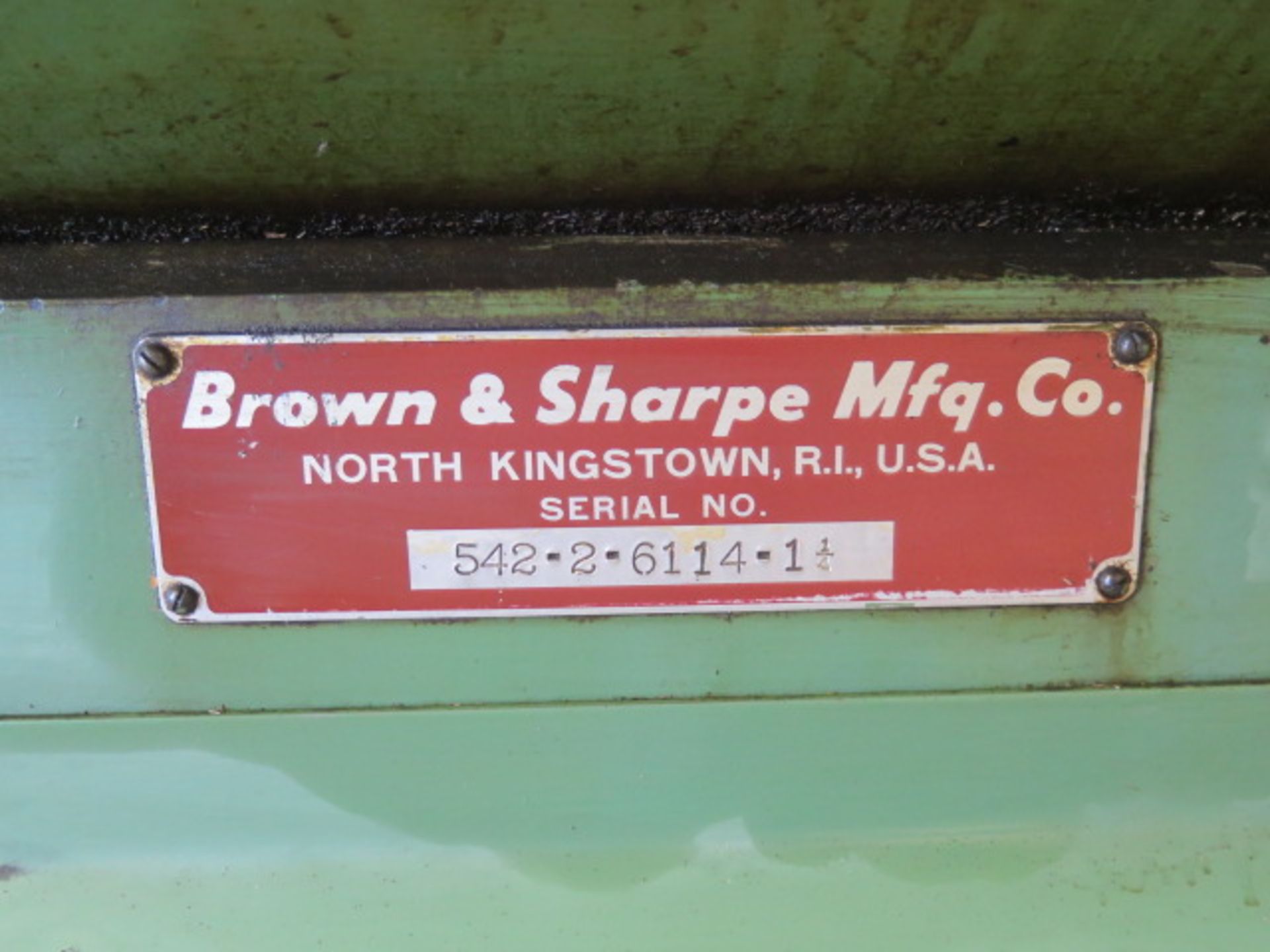 Brown & Sharpe No. 2G 1 ¼” Automatic Screw Machine s/n 542-2-6114-1 1/4 w/ Push SOLD AS IS - Image 13 of 13