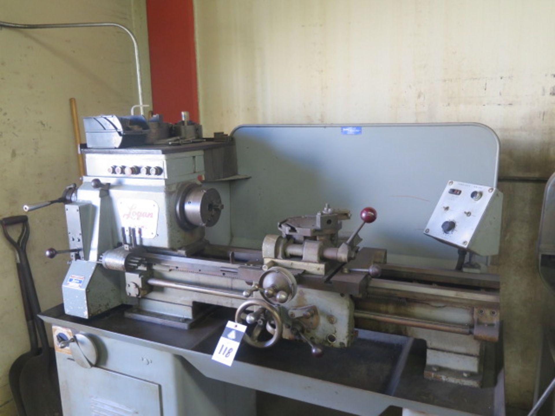 Logan mdl. 7515 Hand Chucker w/ 8-Station Turret, 350-2000 Adjustable RPM, 5C Spindle, SOLD AS IS - Image 2 of 10