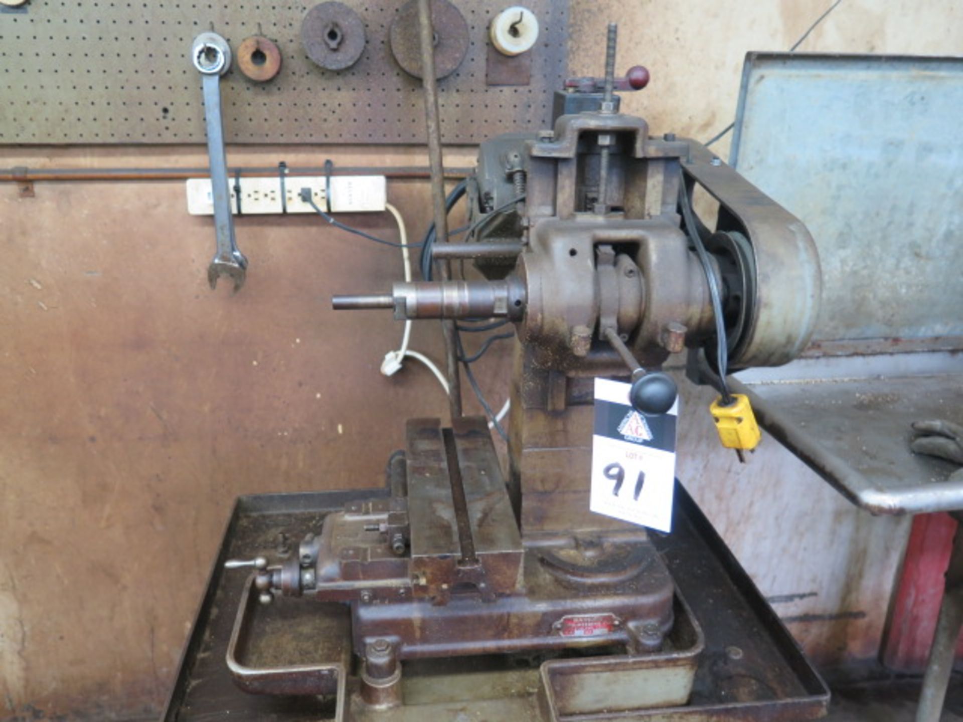 Barker mdl. PM Horizontal Mill s/n 1368 w/ 3-Speedds, 4” x 12” Table (SOLD AS-IS - NO WARRANTY) - Image 2 of 7