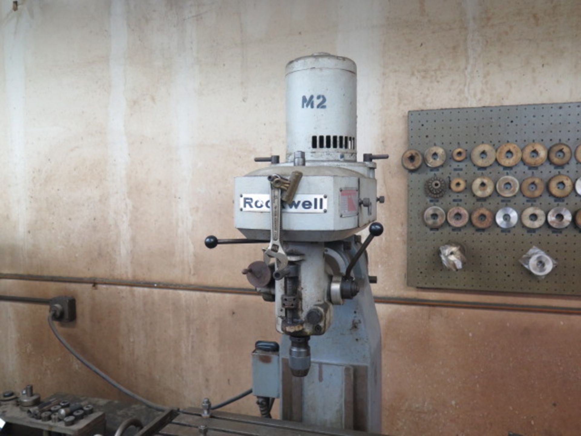 Rockwell Ram Style Vertical Mill w/ 370-6300 RPM, 6-Speeds, R8 Spindle, Power Feed, SOLD AS IS - Image 3 of 10