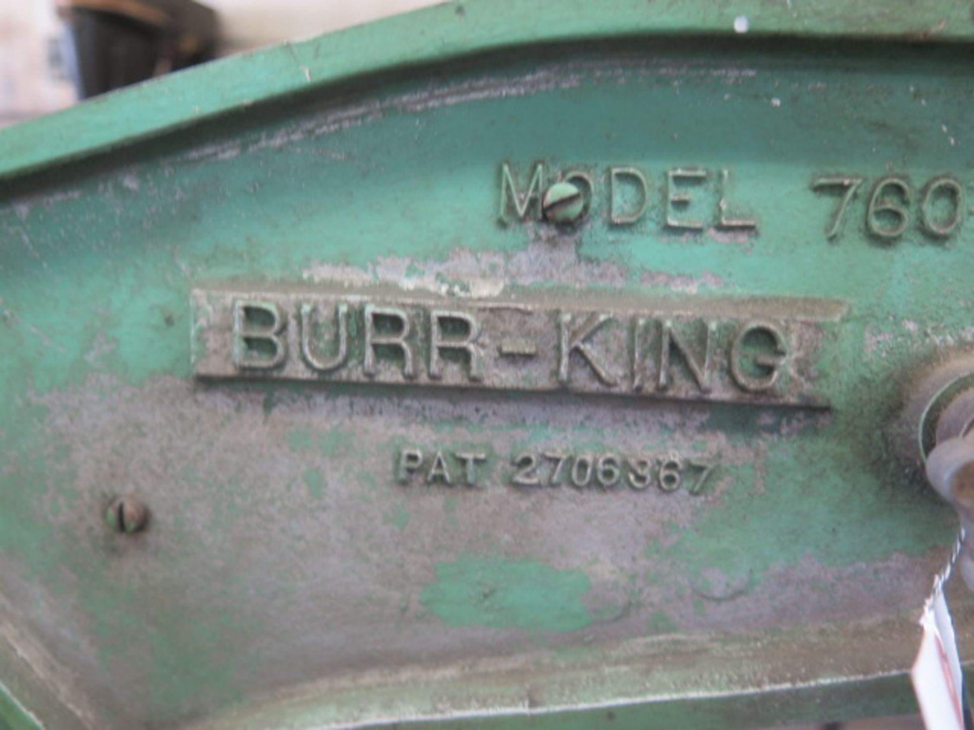 Burr King mdl. 760 1 ½” Belt Sander w/ Stand (SOLD AS-IS - NO WARRANTY) - Image 5 of 5