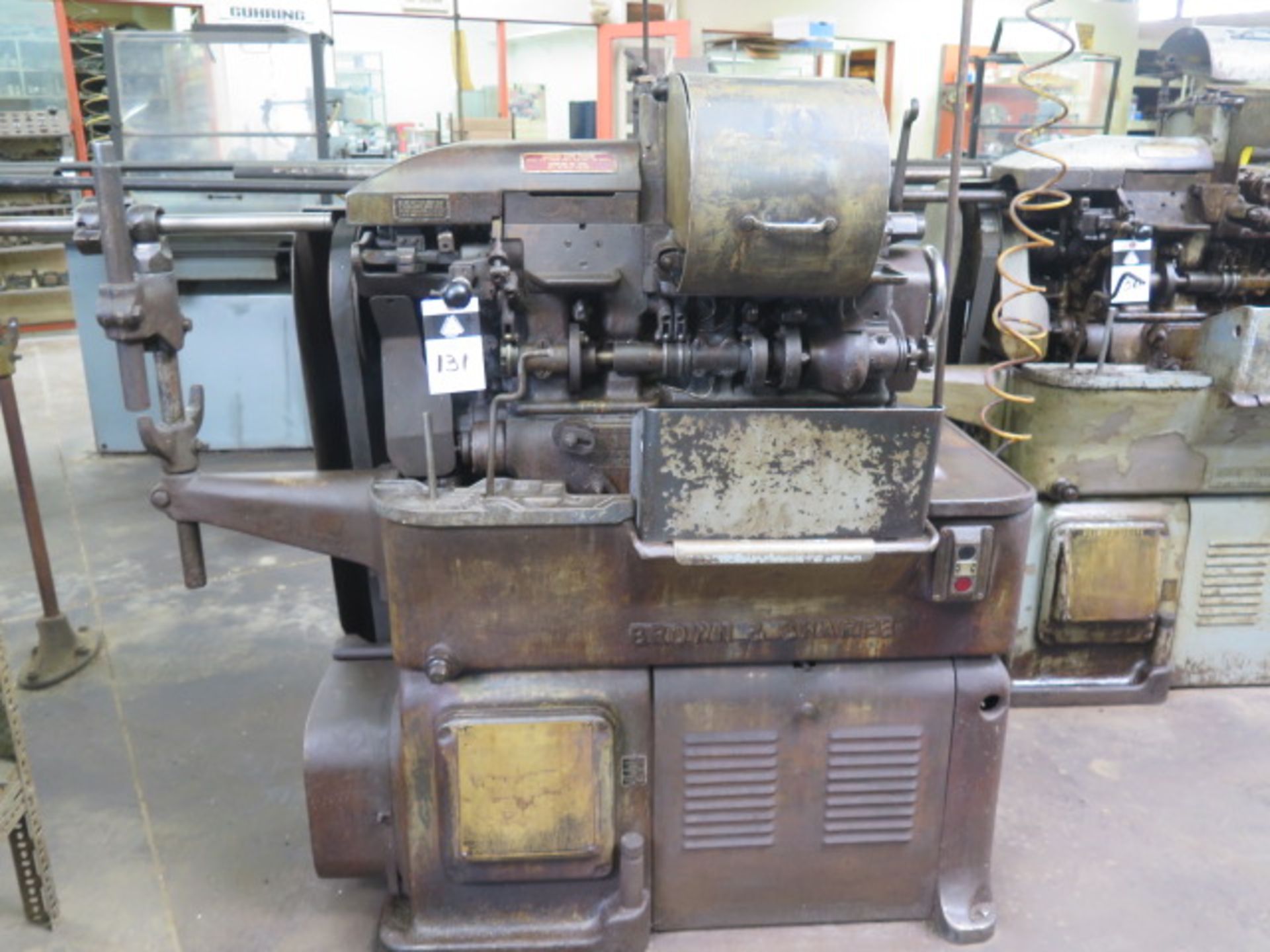 Brown & Sharpe No. 00G ½” Automatic Screw Machine s/n 542-00-749 w/ 6-Station SOLD AS IS