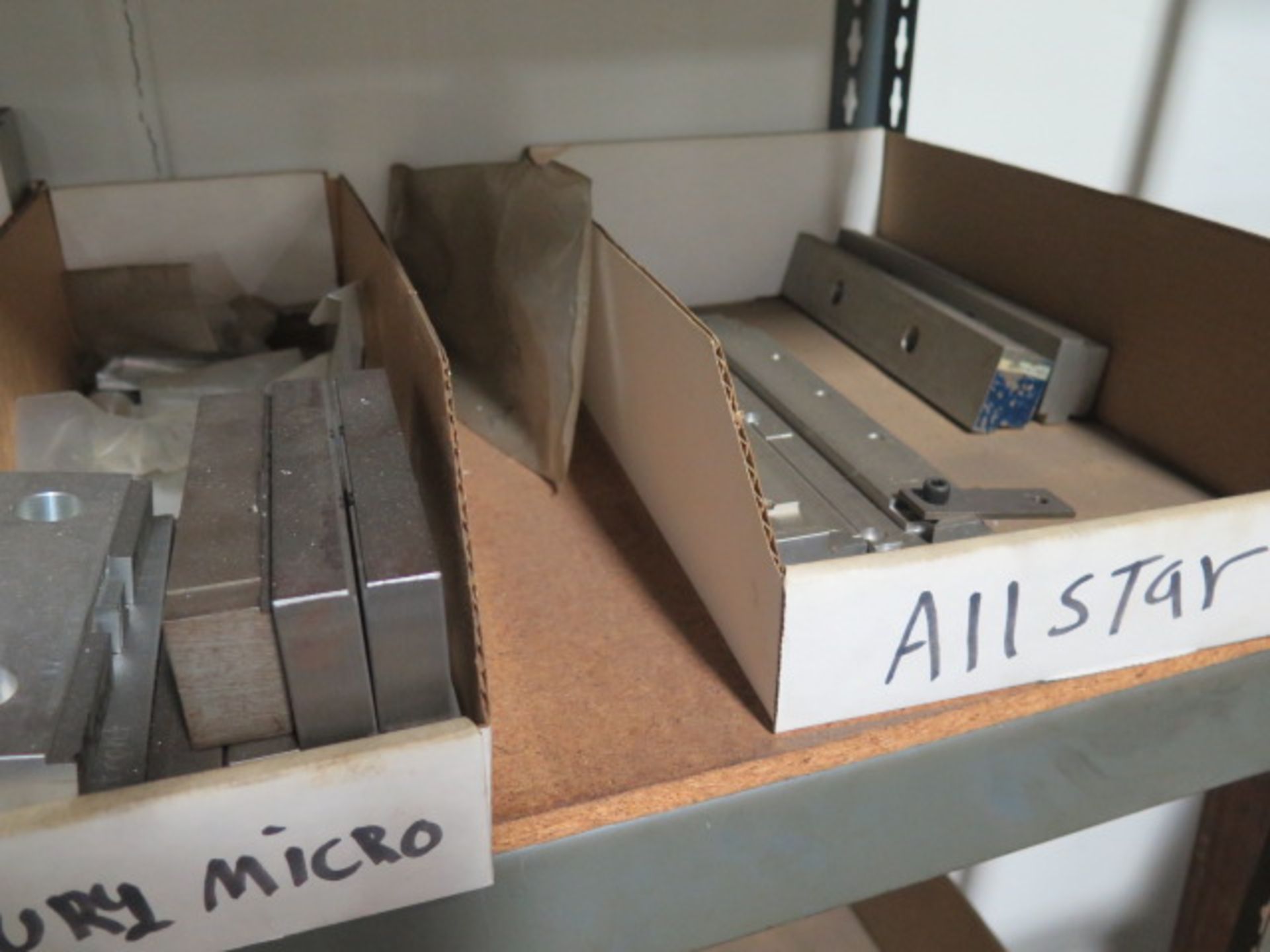 Vise Jaws and Misc Fixtures w/ Shelves (SOLD AS-IS - NO WARRANTY) - Image 3 of 11