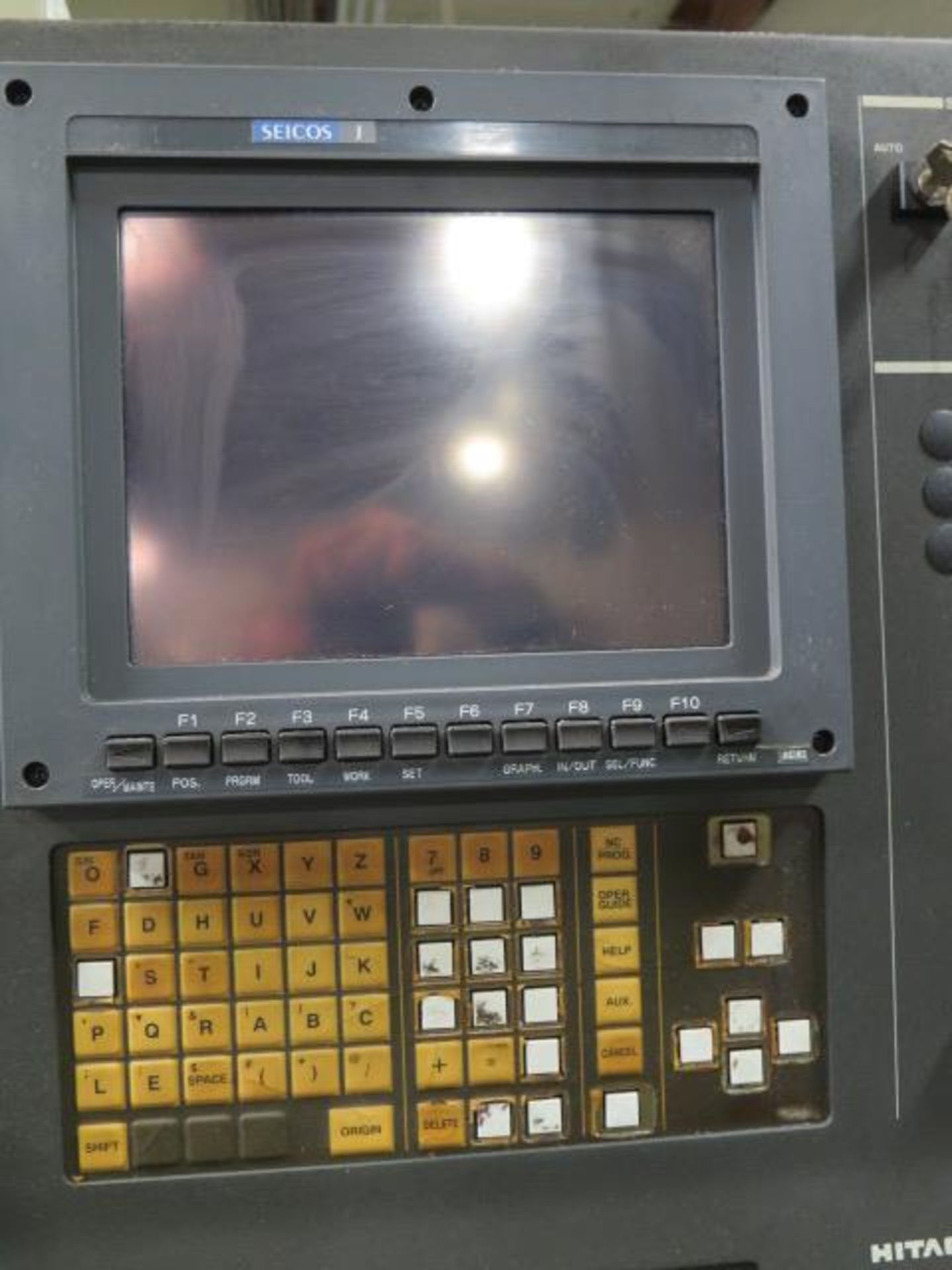 Hitachi Seiki HVP20J CNC Turning Center s/n HTJ3714HL w/ Hitachi Seiki Seicos J Controls, SOLD AS IS - Image 9 of 27