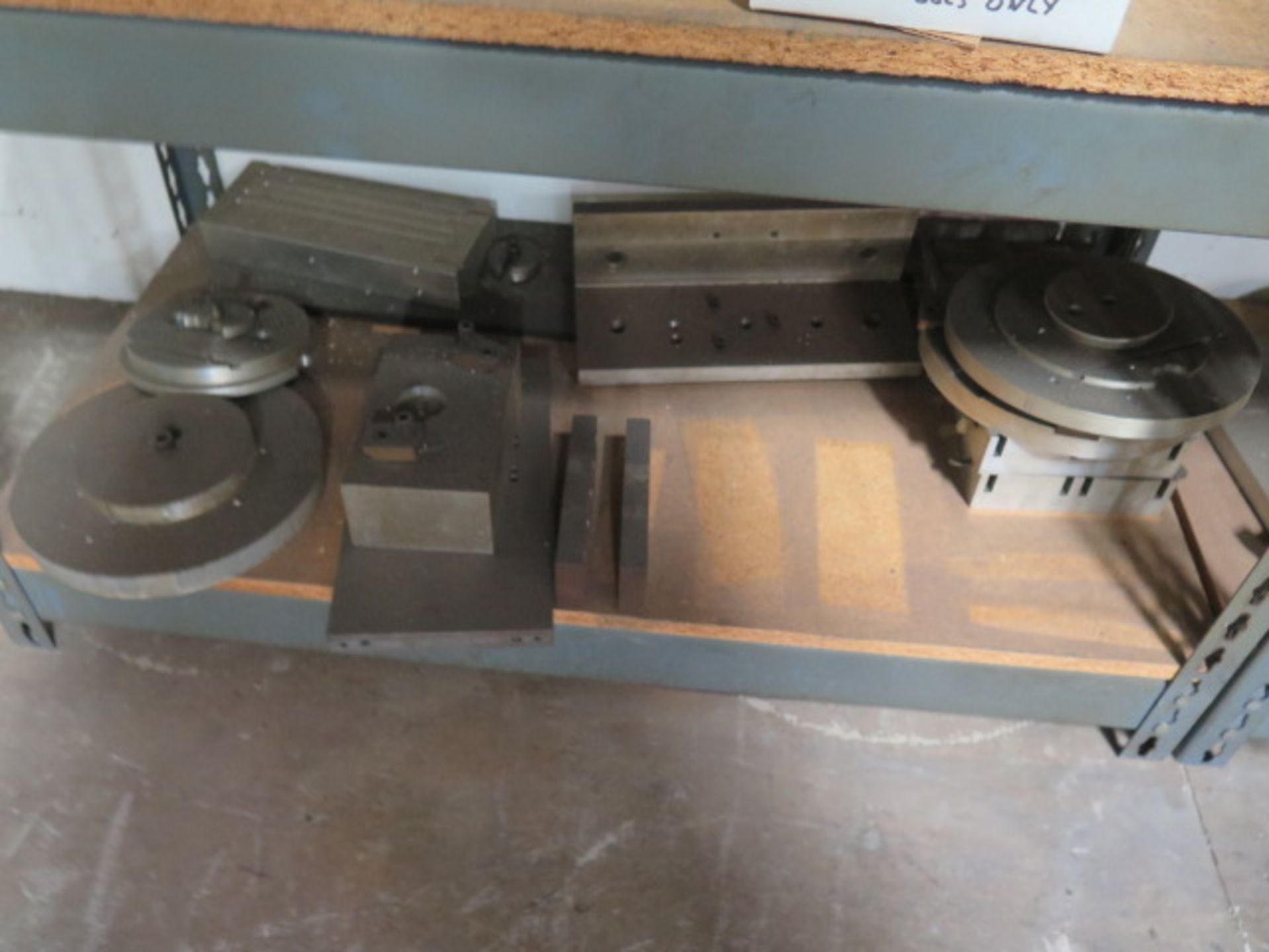 Vise Jaws and Misc Fixtures w/ Shelves (SOLD AS-IS - NO WARRANTY) - Image 8 of 11