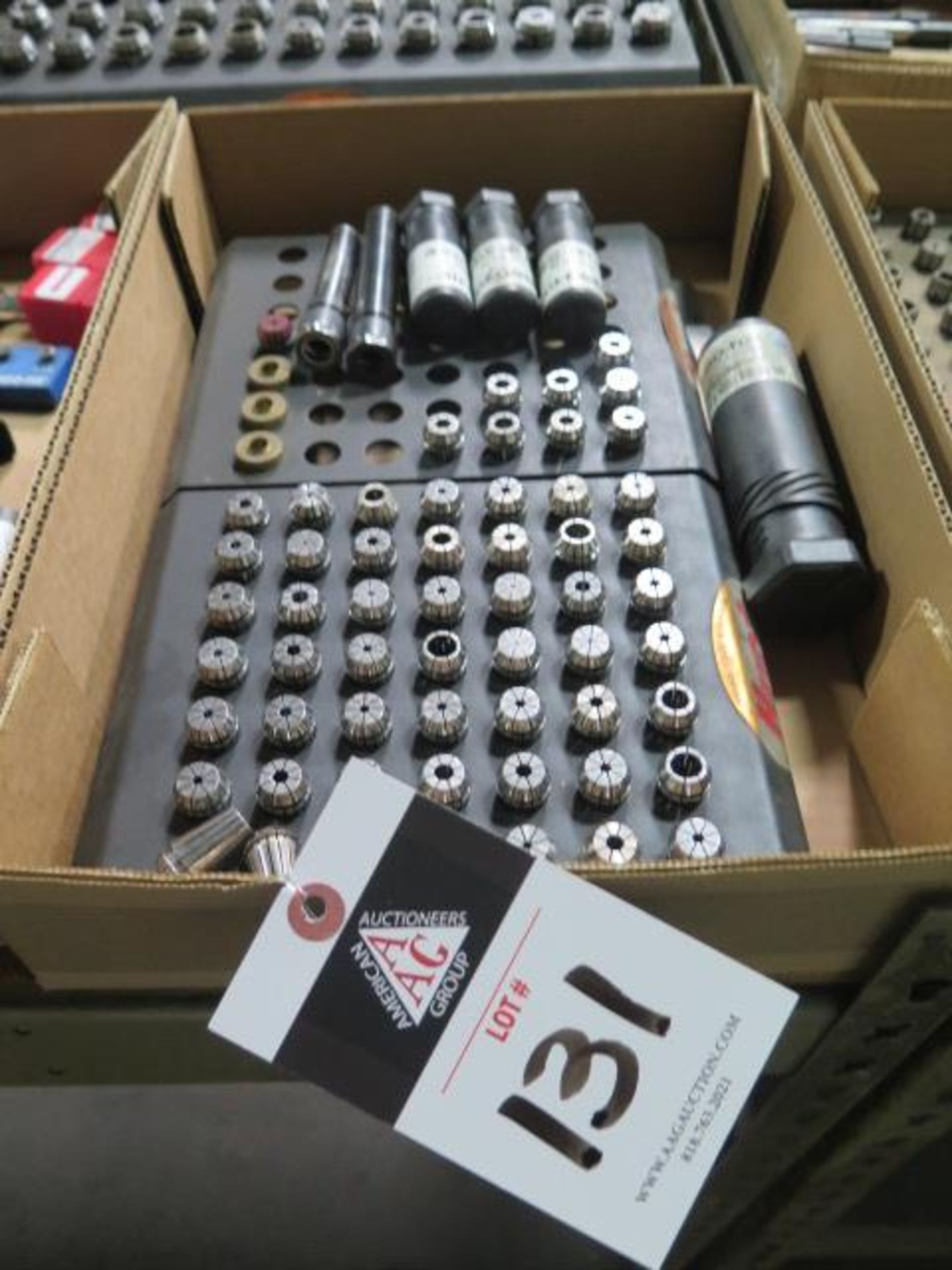 ER-16 Flex Collets and Collet Chucks (SOLD AS-IS - NO WARRANTY)