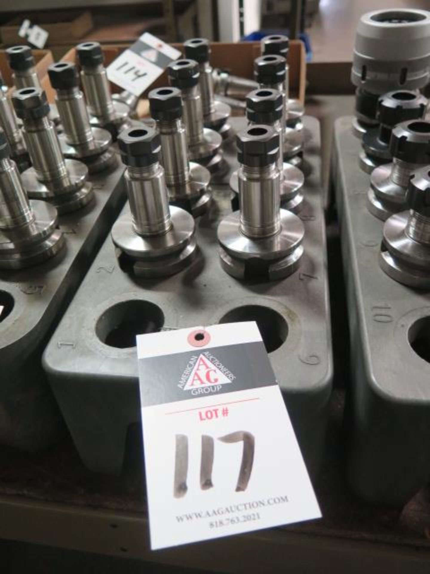 BT-40 Taper Collet Chucks (8) (SOLD AS-IS - NO WARRANTY)