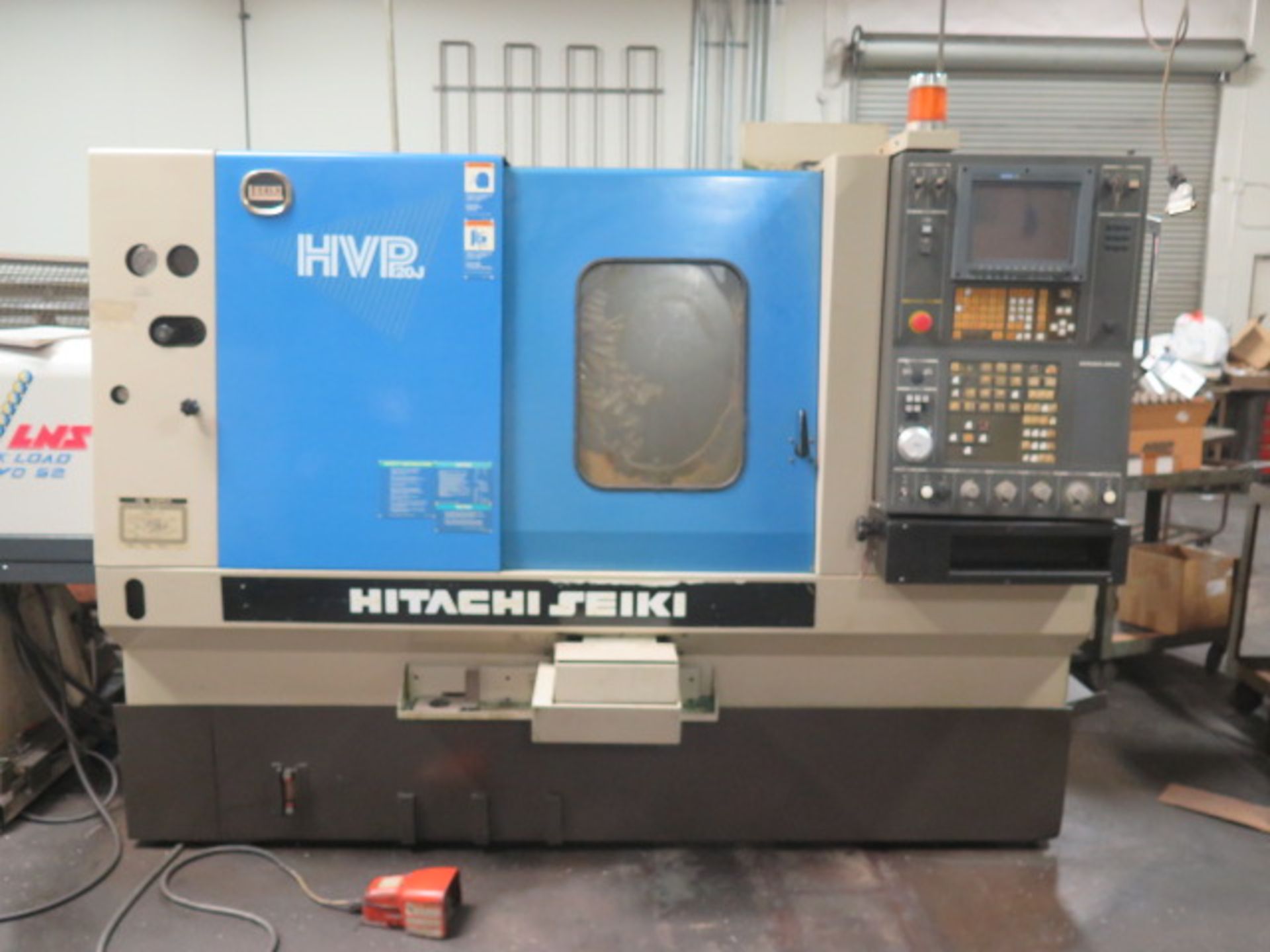 Hitachi Seiki HVP20J CNC Turning Center s/n HTJ3714HL w/ Hitachi Seiki Seicos J Controls, SOLD AS IS