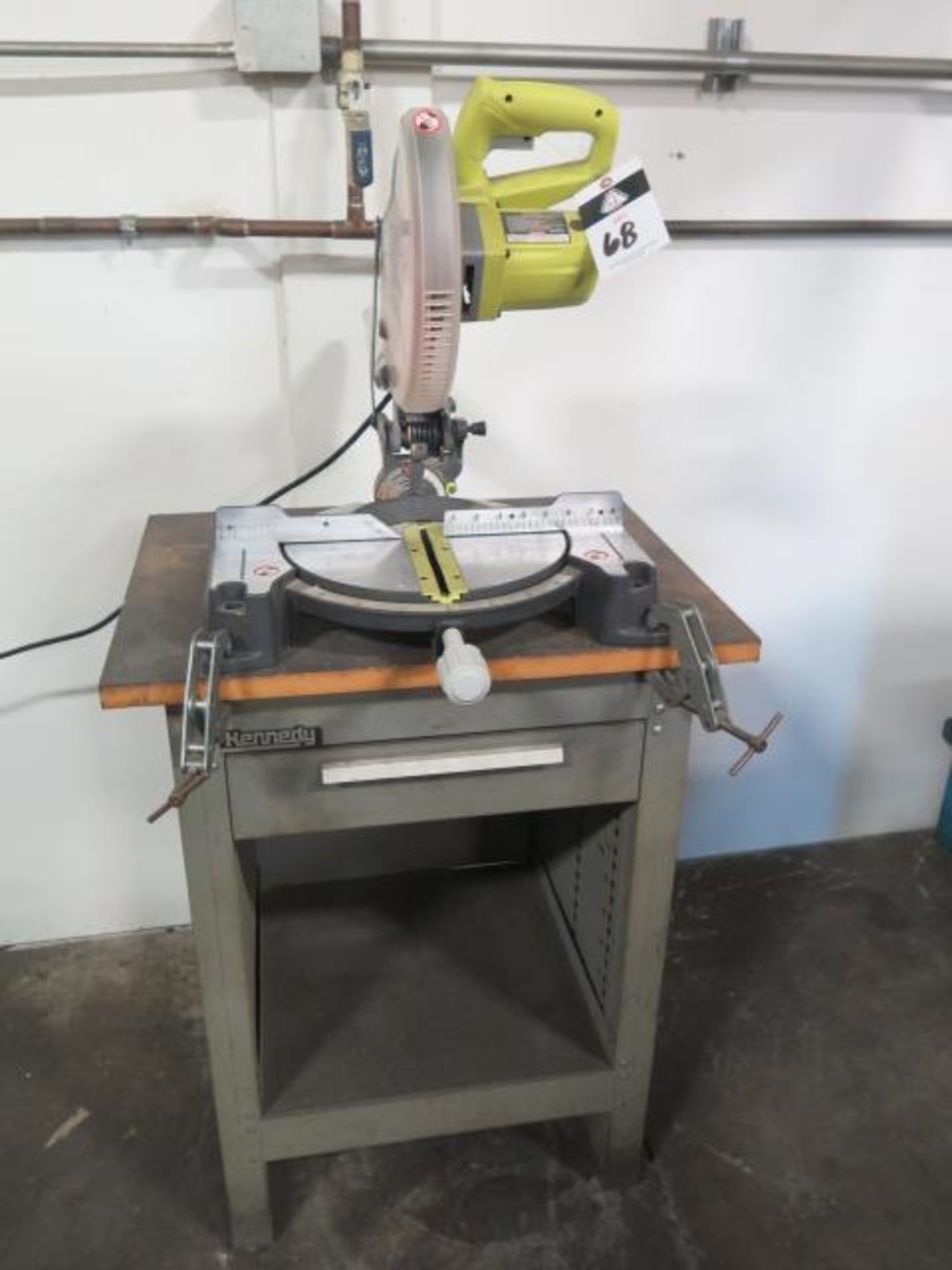 Ryobi Miter Cutoff Saw w/ Kennedy Bench (SOLD AS-IS - NO WARRANTY)