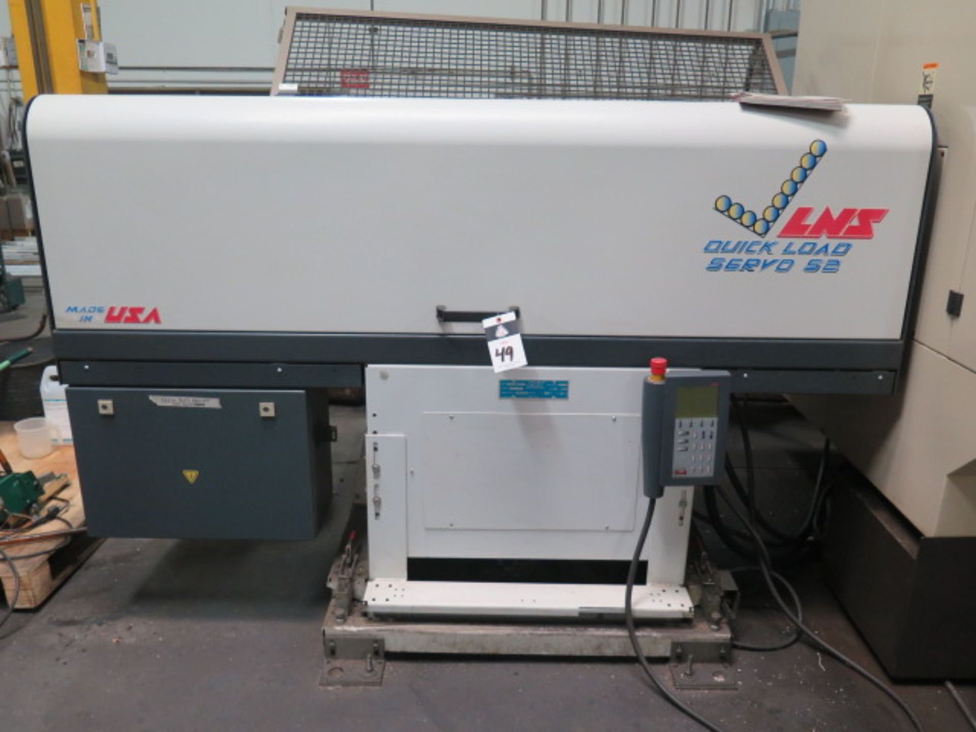 LNS Q.L. Servo S2 Automatic Bar Loader / Feeder s/n 300941 w/ LNS Digital Controls (SOLD AS-IS -