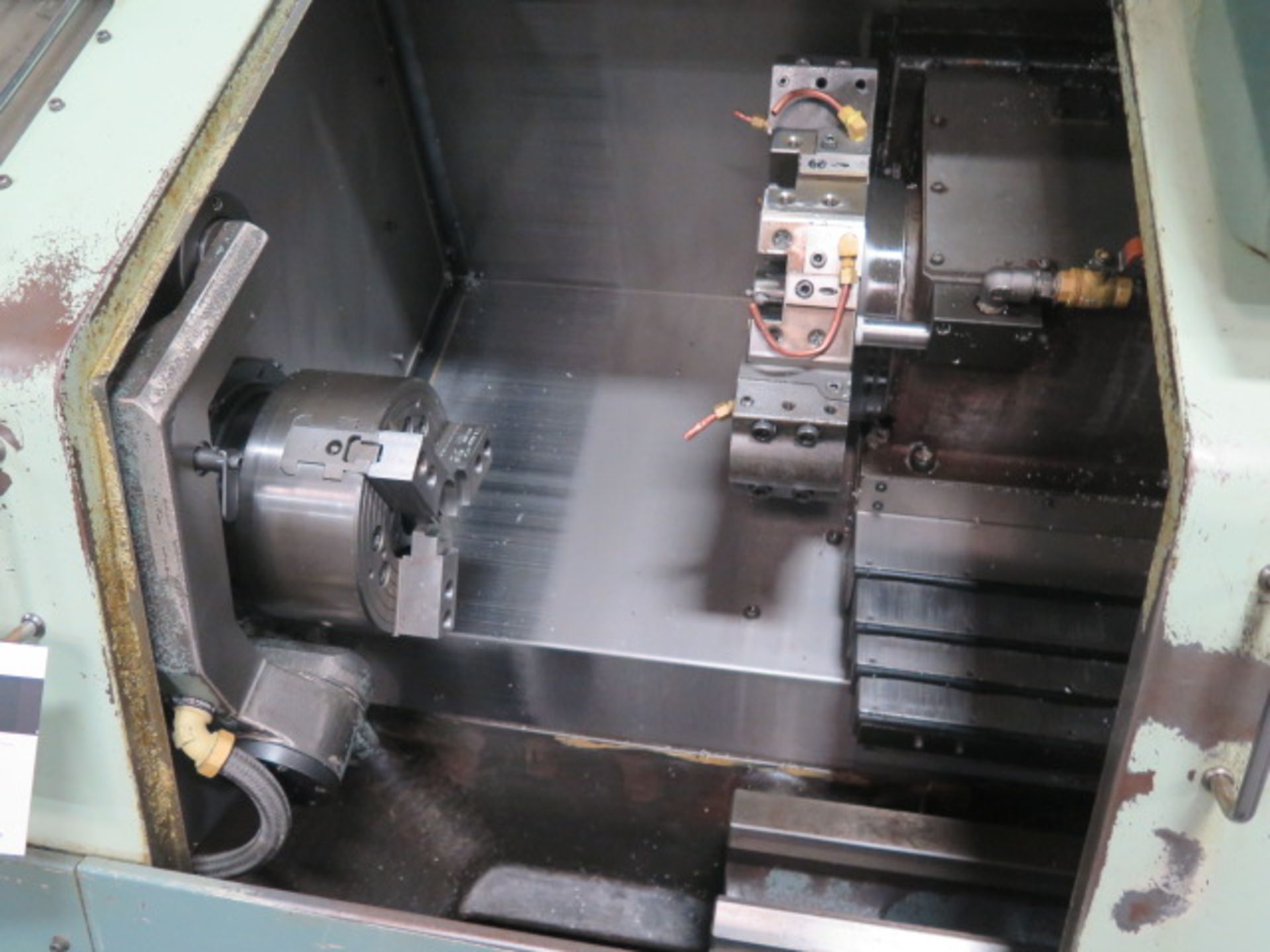 Mori Seiki AL-2ATM CNC Lathe s/n 58 w/ Yasnac Controls, Tool Presetter, 8-Station Turret, SOLD AS IS - Image 7 of 17