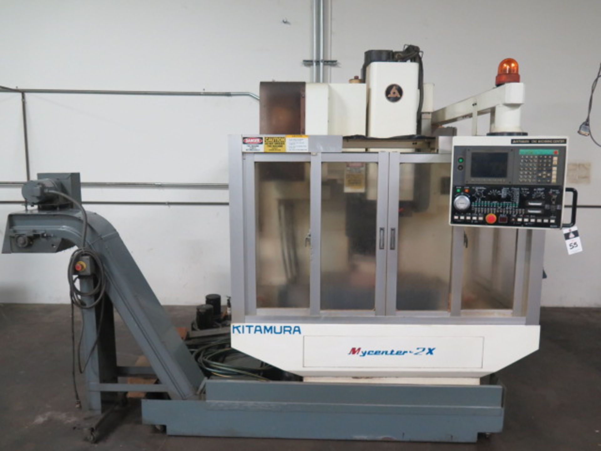 1998 Kitamura Mycenter-2X CNC VMC s/n 07120 w/ Yasnac i80 Controls, 20-Station, SOLD AS IS