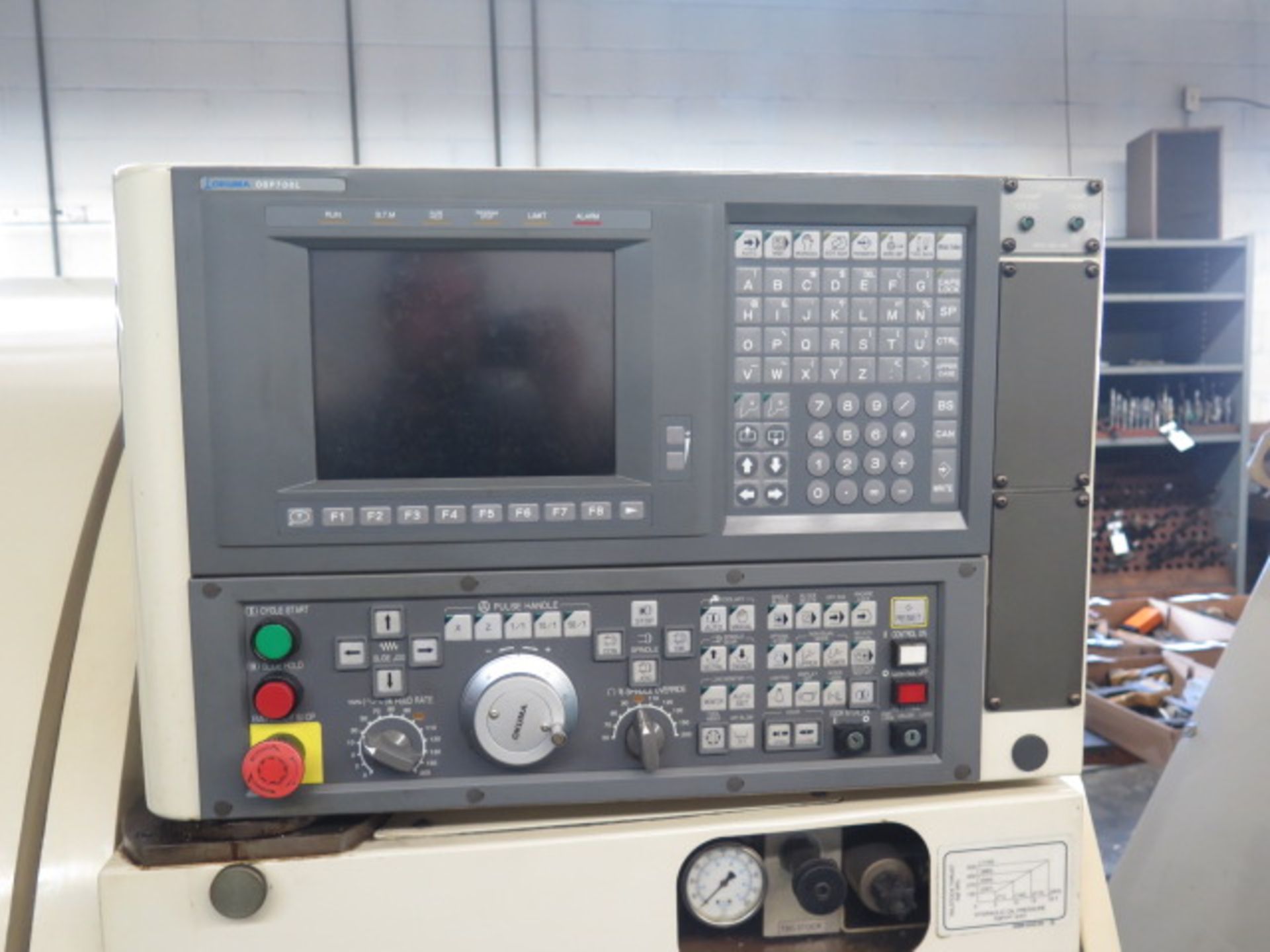 Okuma Crown Type 762S CNC LATHE s/n 10020520 w/ Okuma OSP700L Controls, 12-Station, SOLD AS IS - Image 9 of 13