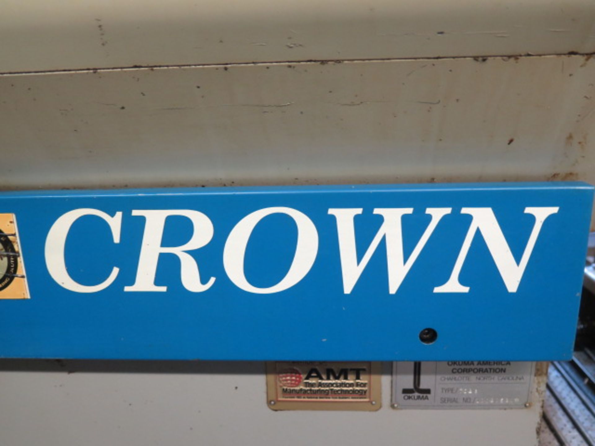 Okuma Crown Type 762S CNC LATHE s/n 10020520 w/ Okuma OSP700L Controls, 12-Station, SOLD AS IS - Image 11 of 13