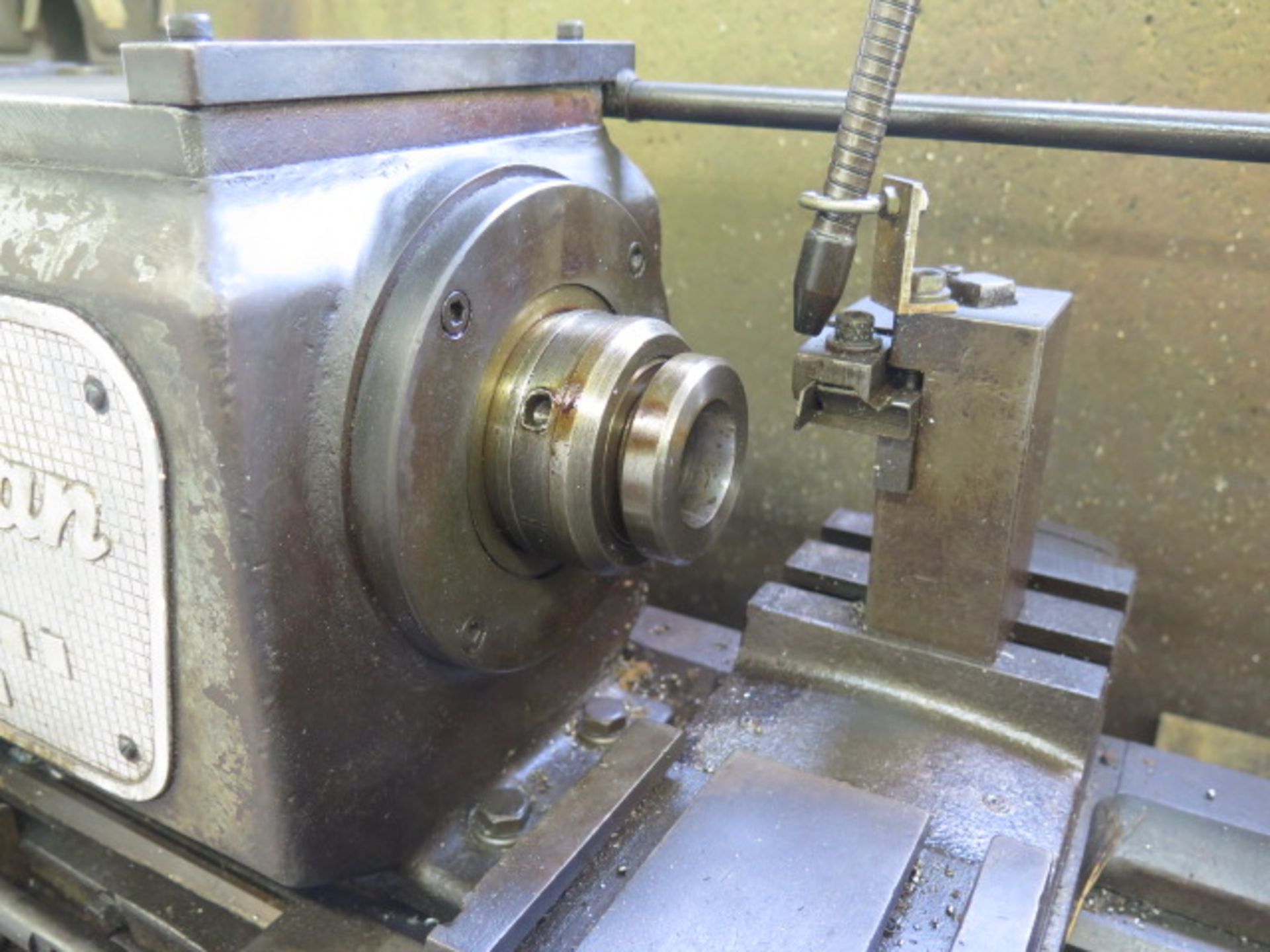 Logan mdl. 2557VH Second OP Lathe w/ 55-2000 Dial RPM, Inch Threading, 6-Station Turret, SOLD AS IS - Image 7 of 9