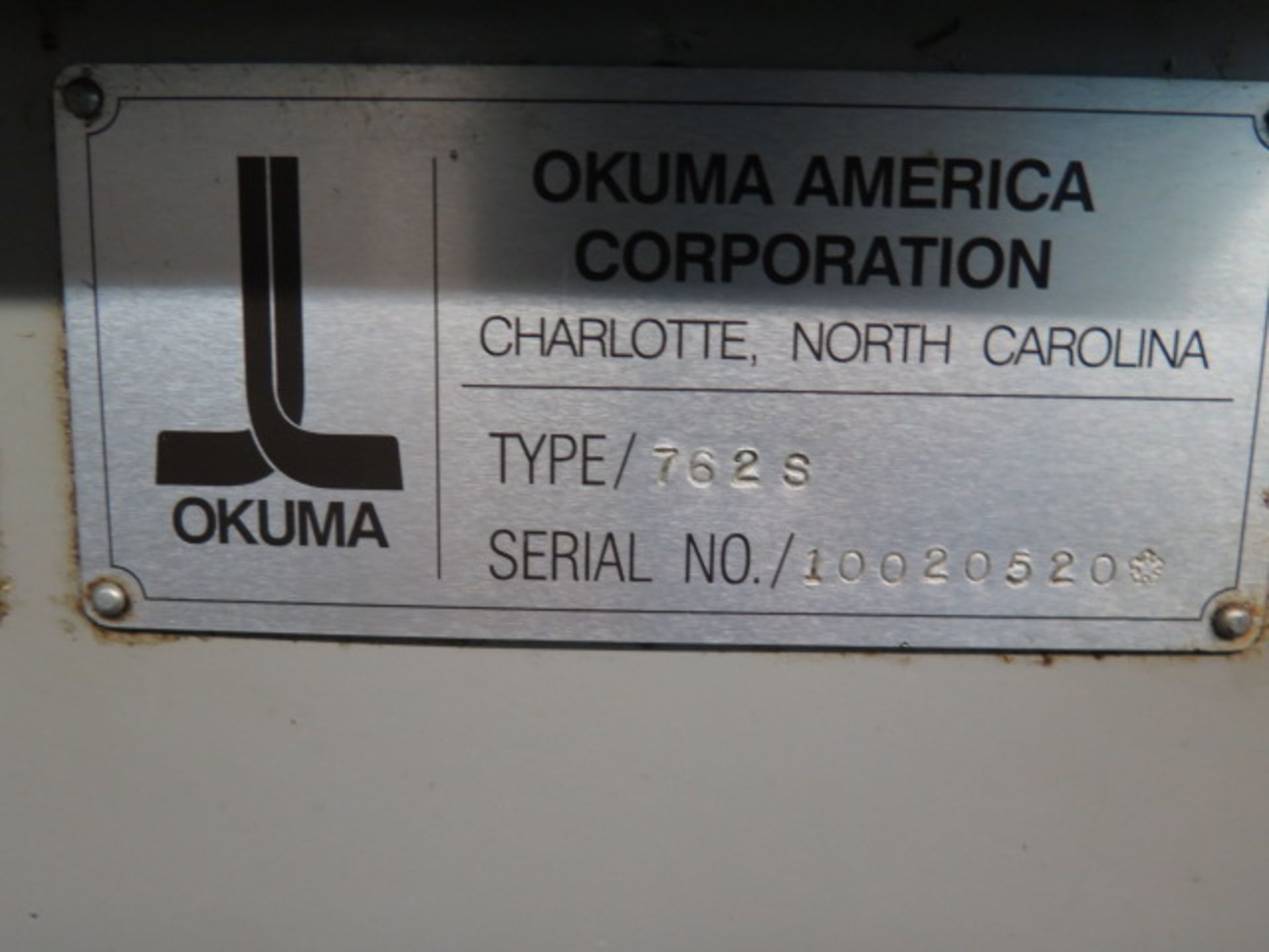 Okuma Crown Type 762S CNC LATHE s/n 10020520 w/ Okuma OSP700L Controls, 12-Station, SOLD AS IS - Image 13 of 13
