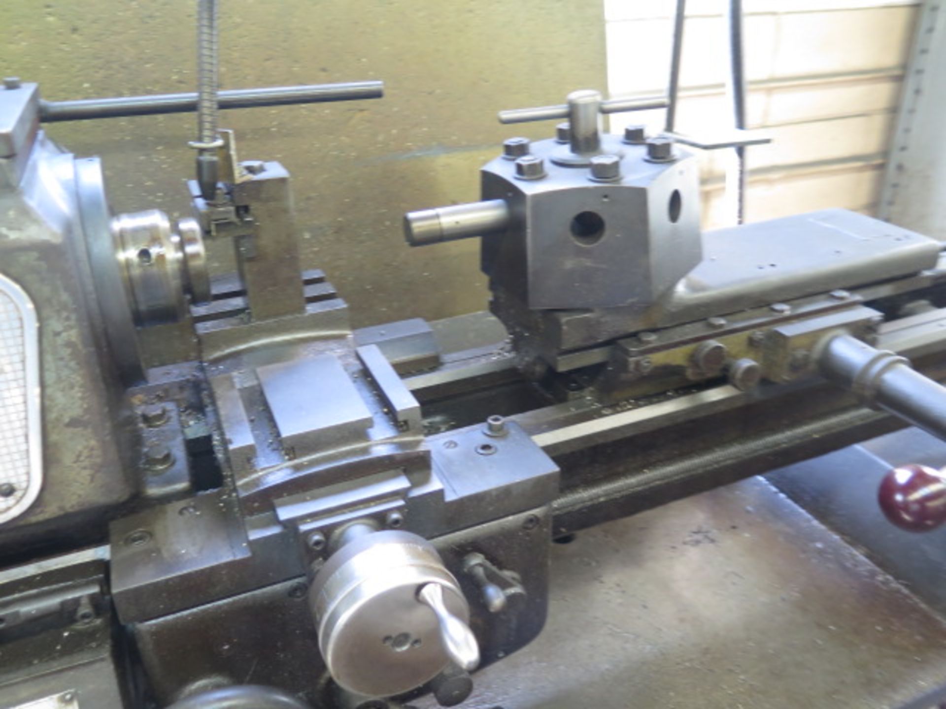 Logan mdl. 2557VH Second OP Lathe w/ 55-2000 Dial RPM, Inch Threading, 6-Station Turret, SOLD AS IS - Image 6 of 9