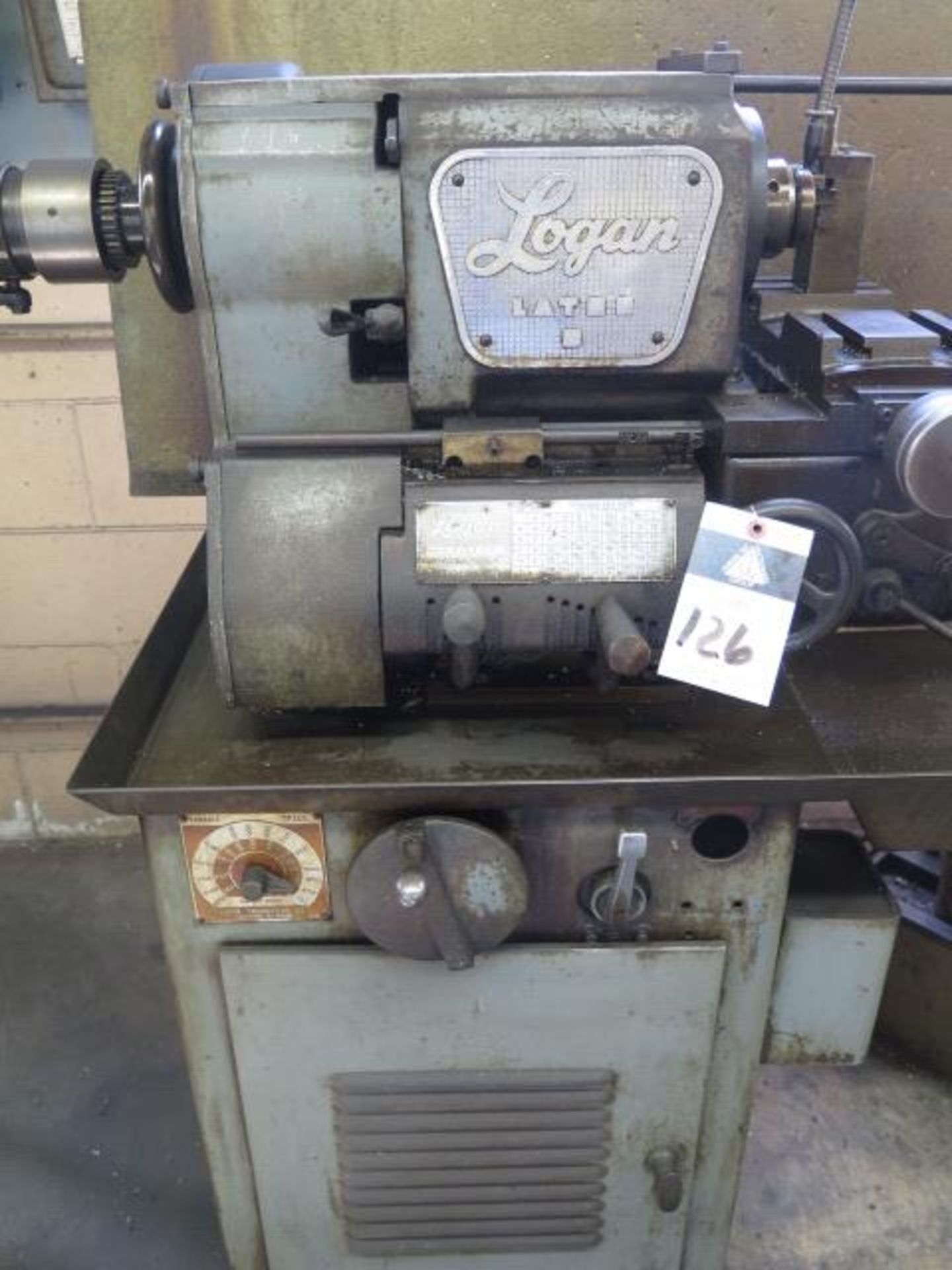 Logan mdl. 2557VH Second OP Lathe w/ 55-2000 Dial RPM, Inch Threading, 6-Station Turret, SOLD AS IS - Image 4 of 9