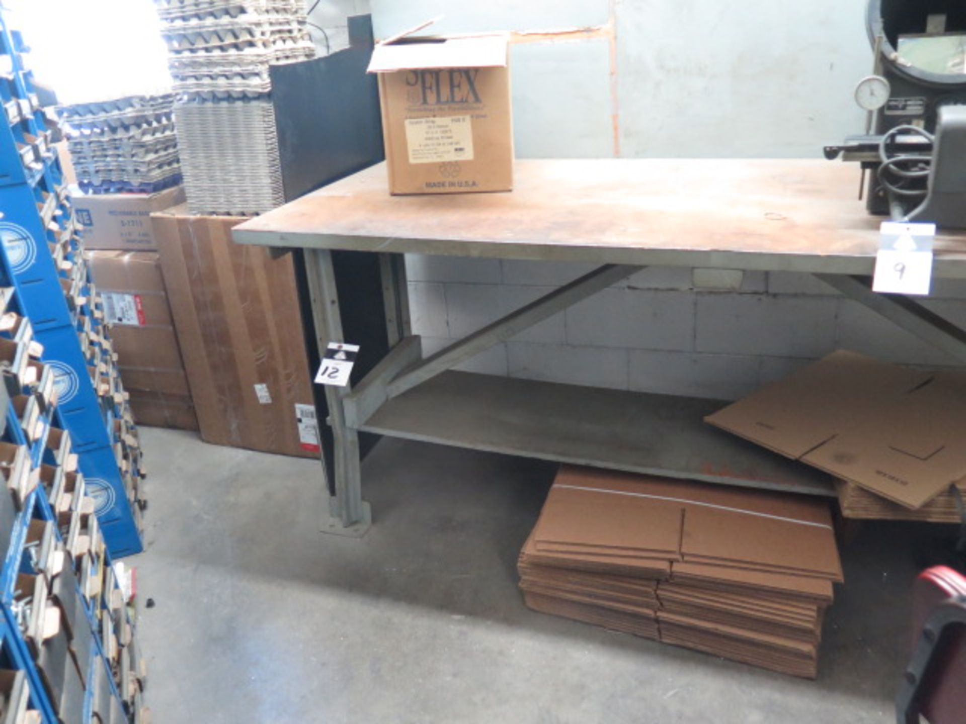 Table, Boxes and Misc Shipping Supplies (SOLD AS-IS - NO WARRANTY)