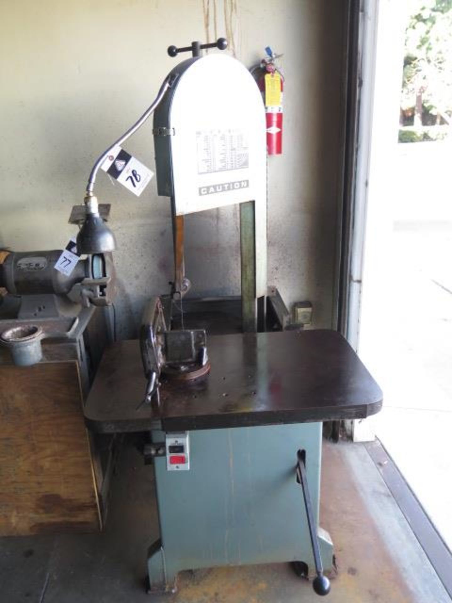Roll-In Vertical Band Saw w/ Manual Clamping (SOLD AS-IS - NO WARRANTY) - Image 2 of 5