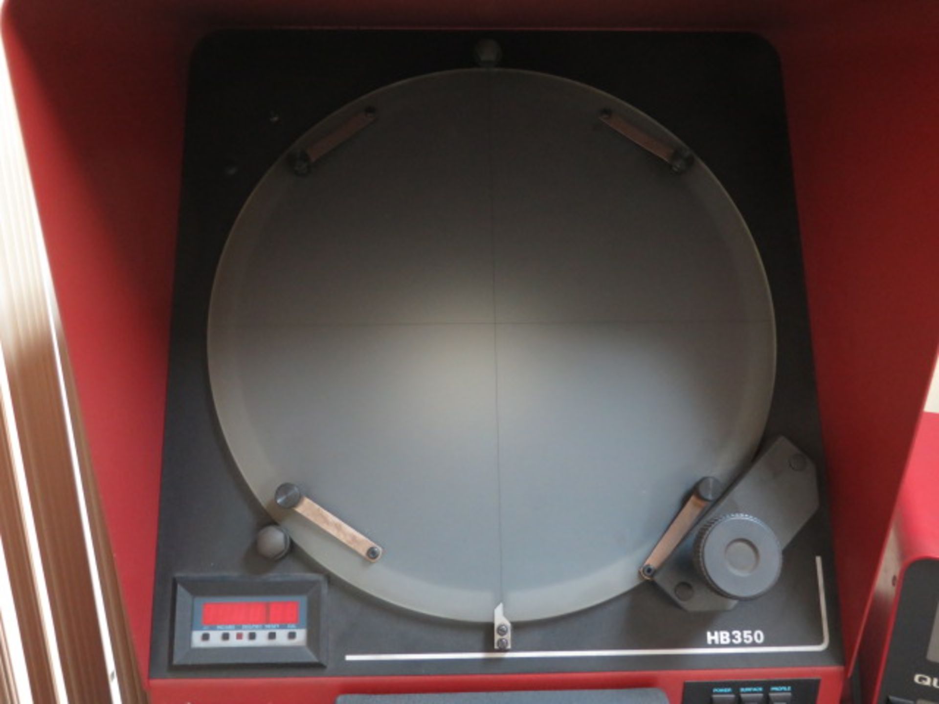 Starrett HB350 Table Model Optical Comparator w/ Quadra-Chek 2000 Programmable DRO (SOLD AS-IS - - Image 3 of 9