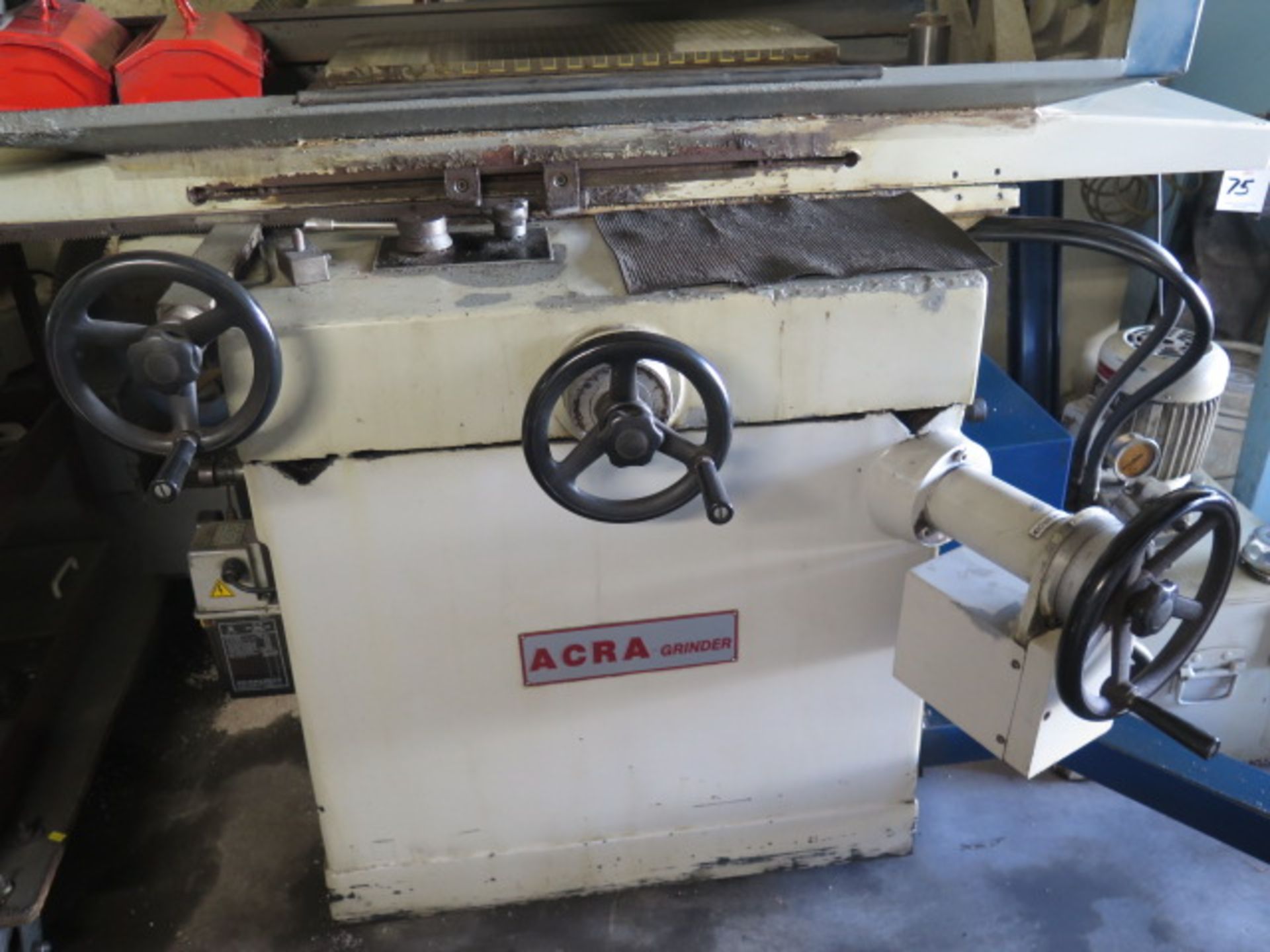 Acra ASG-1224HS 12” x 24” Auto Hydraulic Surface Grinder s/n 97125011 w/ Acra Controls, SOLD AS IS - Image 6 of 15