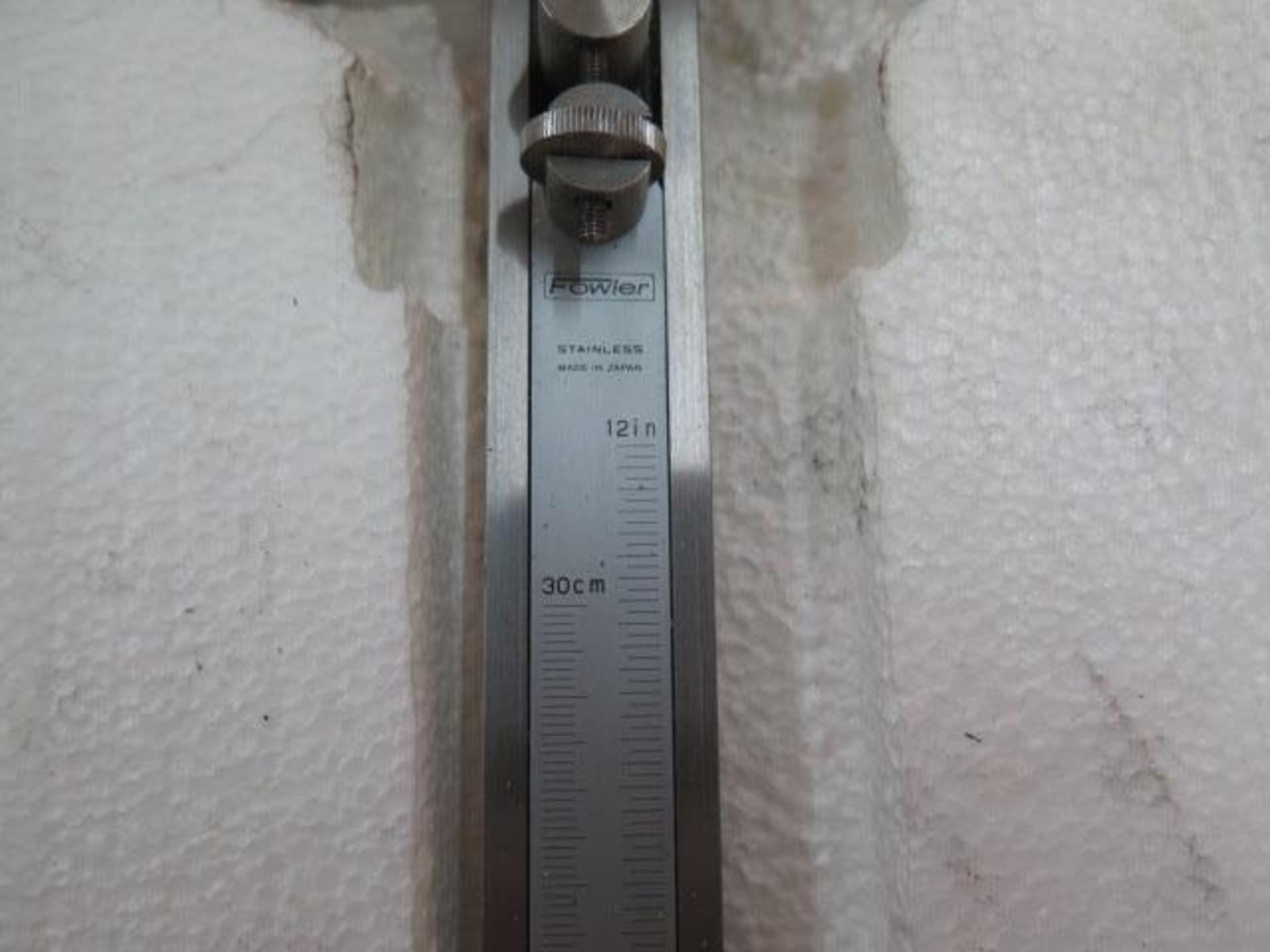 Fowler 12" Vernier Height Gage (SOLD AS-IS - NO WARRANTY) - Image 3 of 3