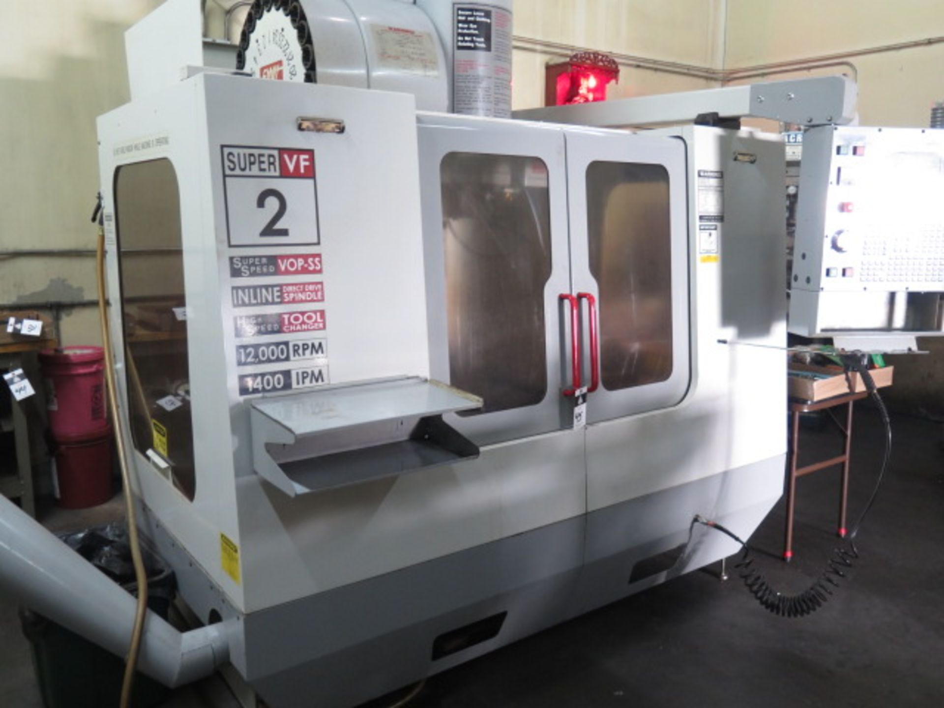 2003 Haas VF-SS 4-Axis CNC VMC s/n 31830 w/ Haas Controls, 24-Station Side, SOLD AS IS - Image 3 of 23