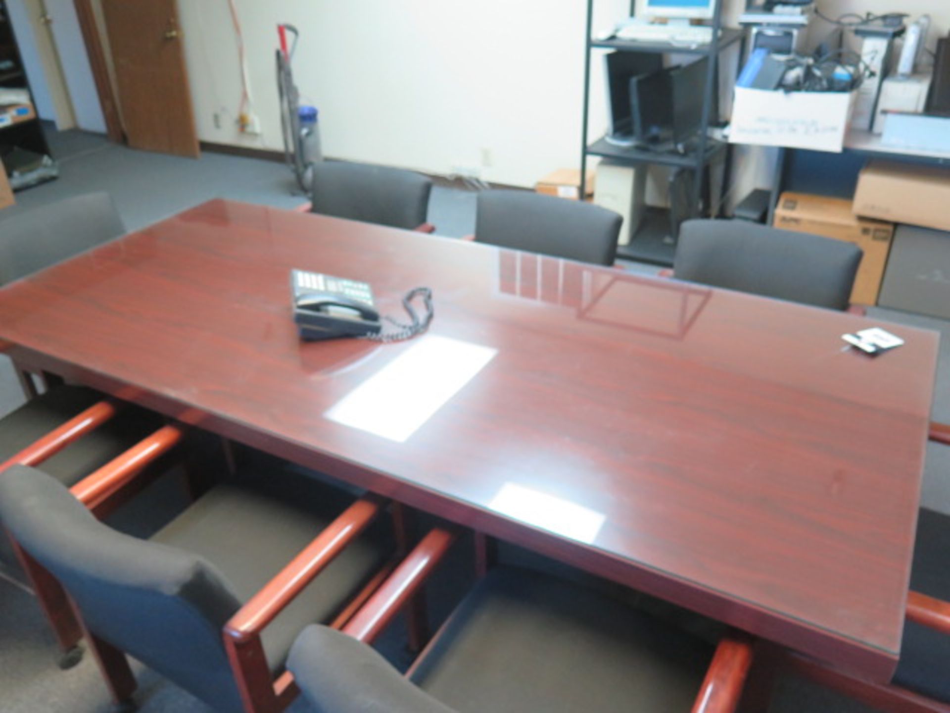 Conference Table w/ (8) Chairs (SOLD AS-IS - NO WARRANTY) - Image 3 of 4