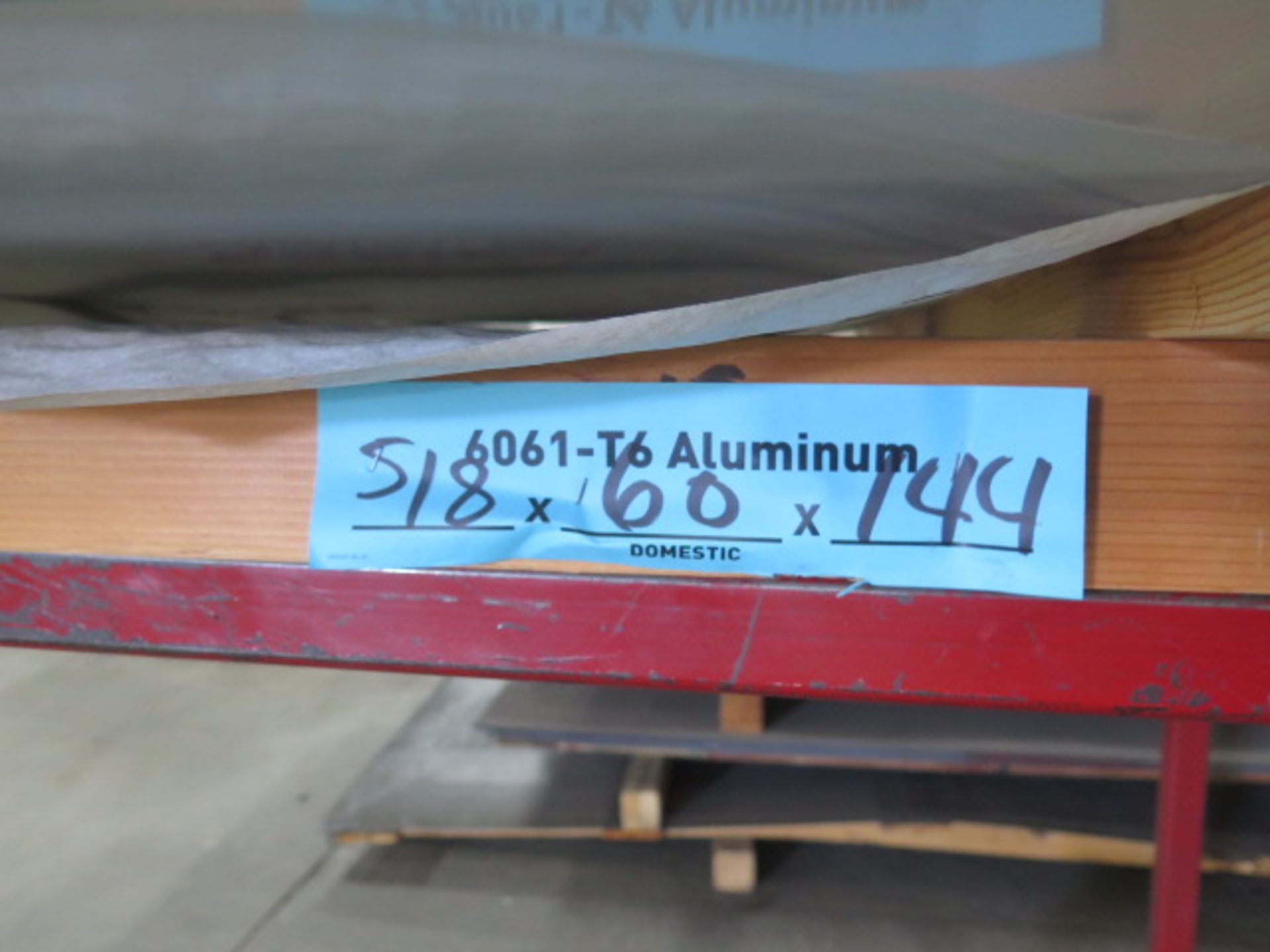 Aluminum, Stainless and Assorted Steel Sheet Stock w/ Rack and Material Cart (SOLD AS-IS - NO - Image 11 of 11