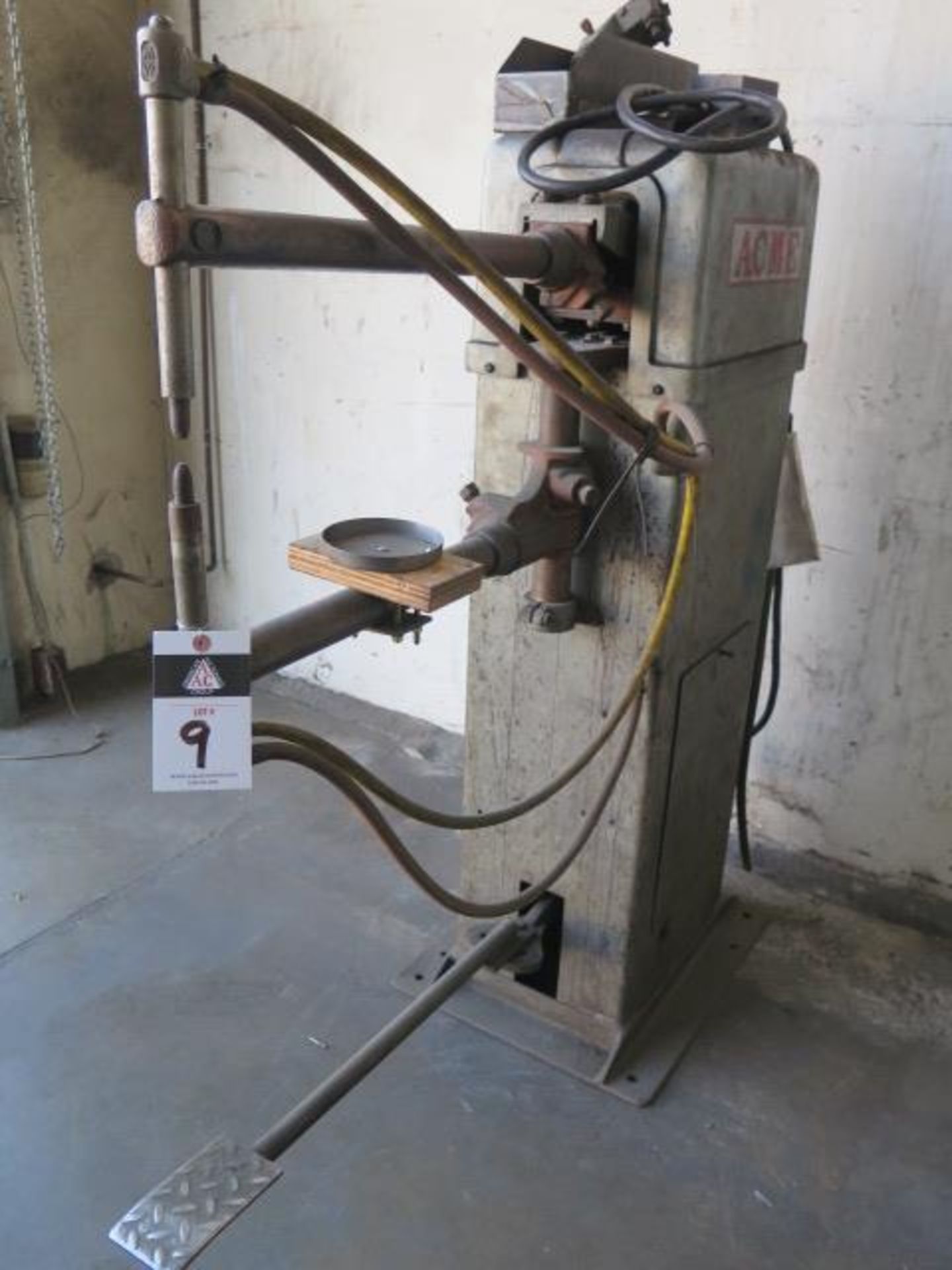 Acme type 1-24-20 20kVA Spot Welder w/ 22” Throat (SOLD AS-IS - NO WARRANTY)