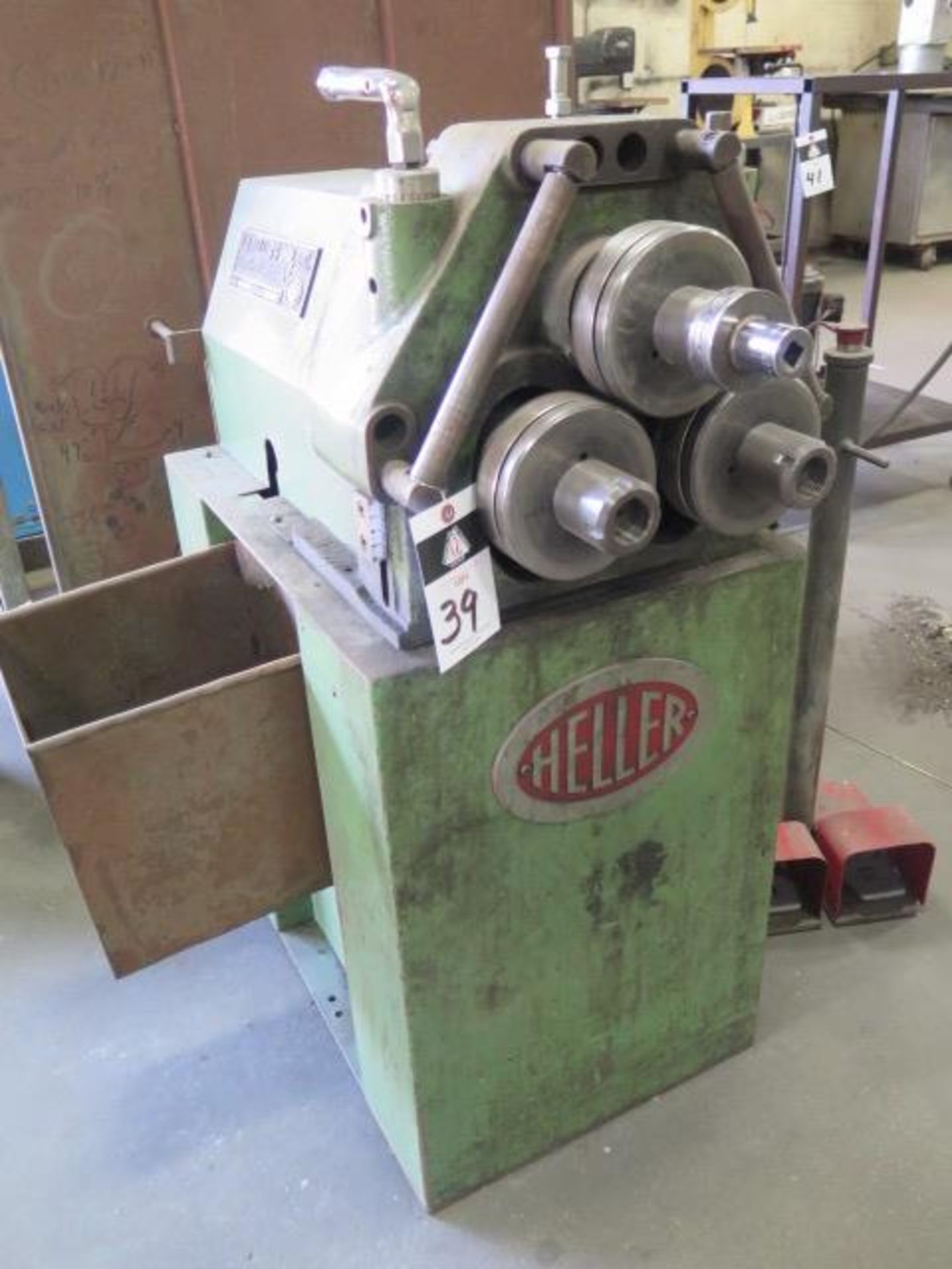 E.G. Hellers mdl. 3001PM Angle Roll s/n 31703PM w/ 5 ½” Rolls, Roll Tooling (SOLD AS-IS - NO - Image 2 of 11