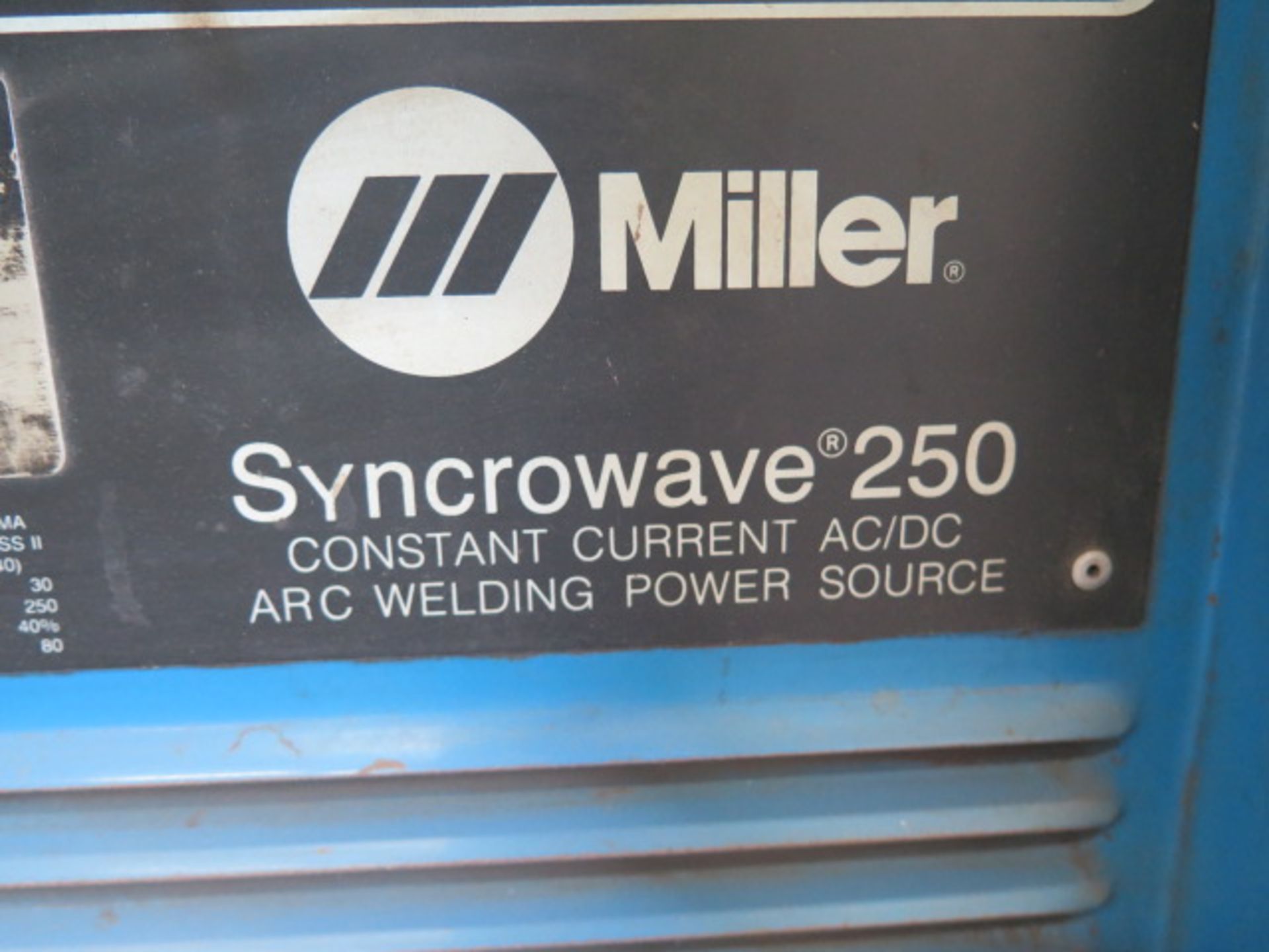 Miller Syncrowave 250 CC-AC/DC Arc Welding Power Source s/n JJ468778 (SOLD AS-IS - NO WARRANTY) - Image 6 of 6