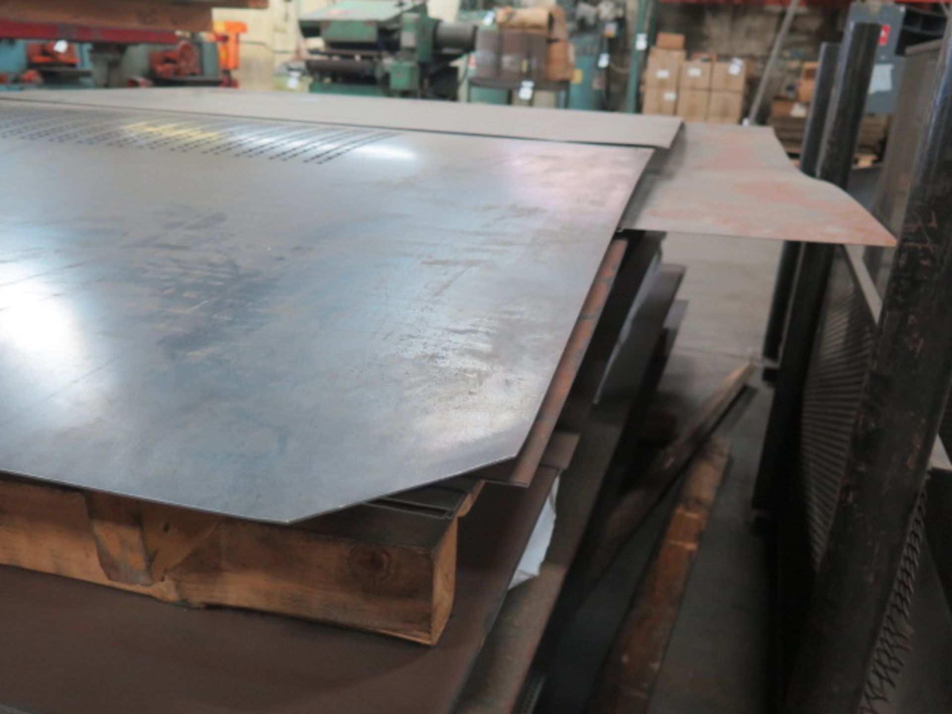 Aluminum, Stainless and Assorted Steel Sheet Stock w/ Rack and Material Cart (SOLD AS-IS - NO - Image 8 of 11