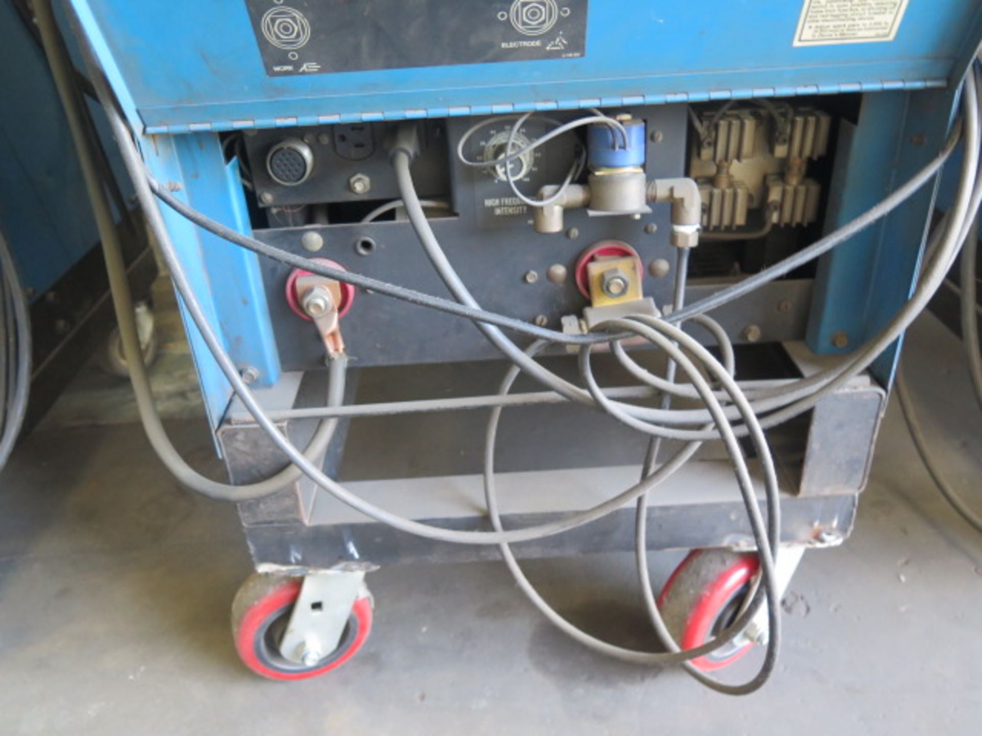 Miller Syncrowave 250 CC-AC/DC Arc Welding Power Source s/n KA792484 w/ Miller Cooler SOLD AS IS - Image 4 of 7