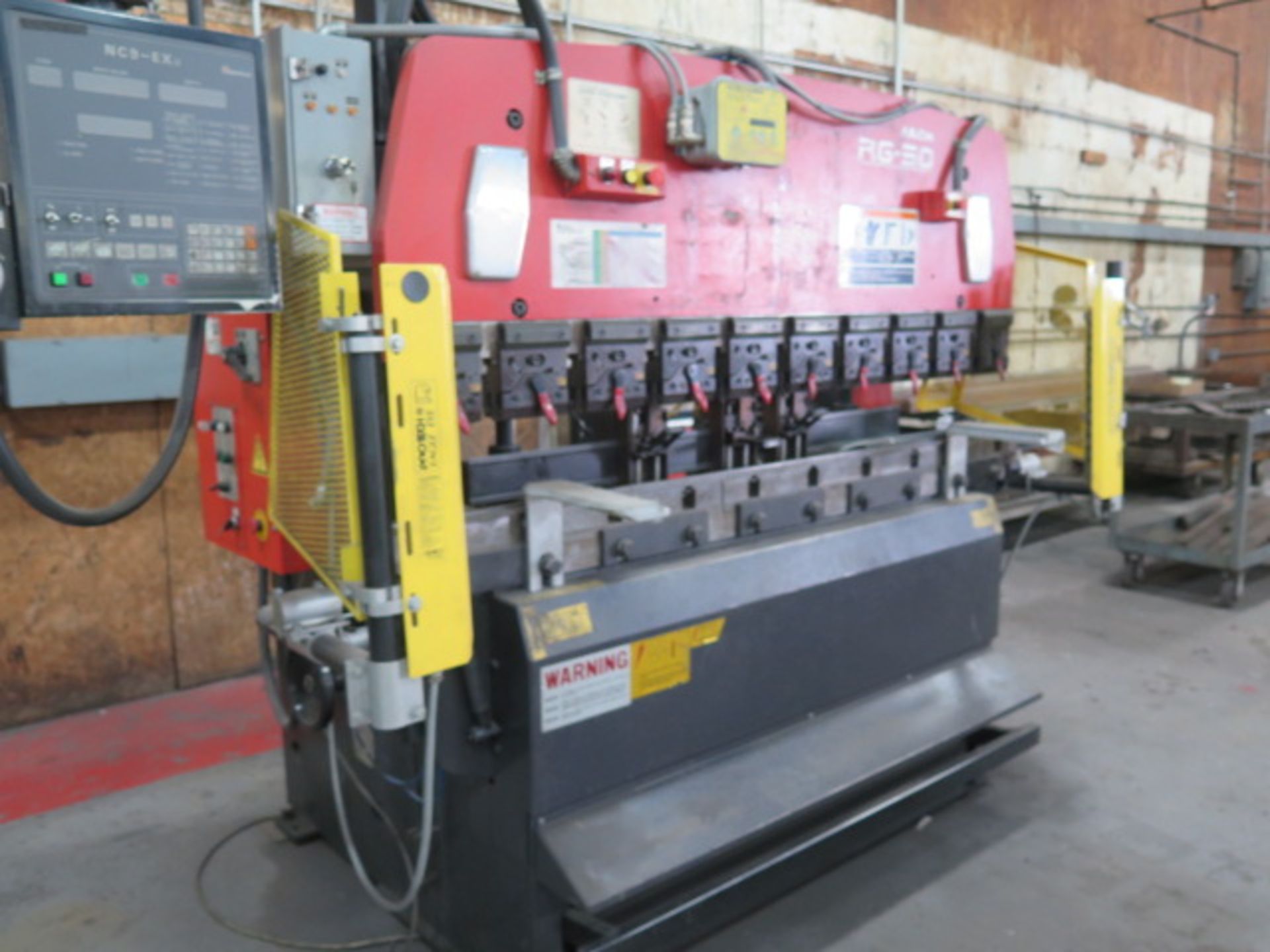 Amada RG-50 50 Ton x 78” CNC Brake s/n 509520 w/ Amada NC9-EX II Control, 78.8” Bed, SOLD AS IS - Image 2 of 13