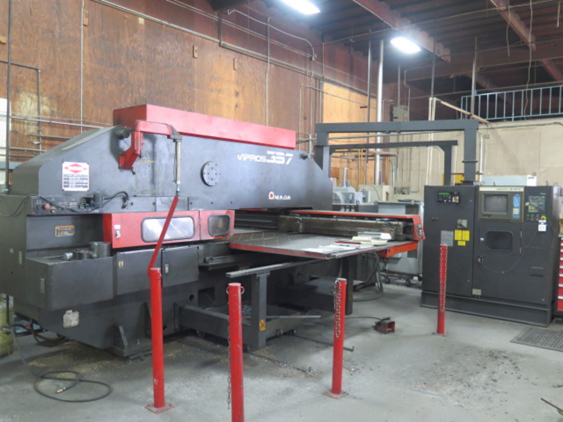 Amada VIPROS 357 mdl. VP305072 30-Ton CNC Turret Press s/n AVP57030 w/ Amadan-O4P-C, SOLD AS IS