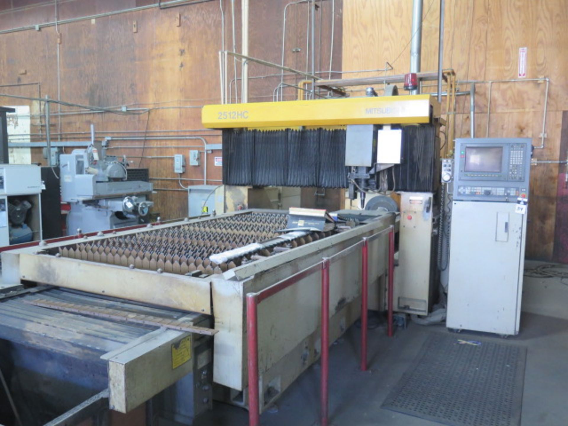 1992 Mitsubishi 2512HC CNC Laser Machine w/ Mitsubishi Controls, Mitsubishi ML3016F2 3000,SOLD AS IS