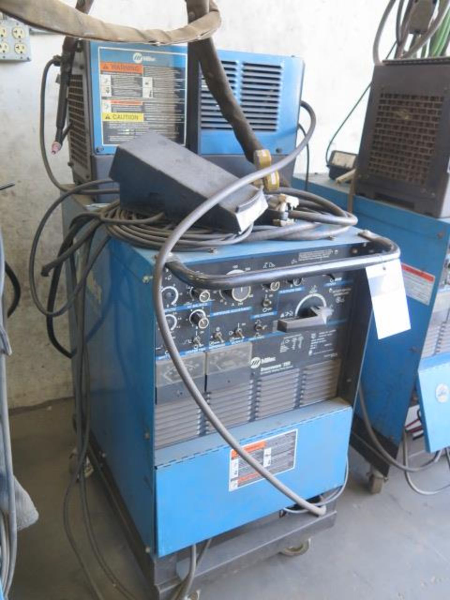 Miller Syncrowave 250 CC-AC/DC Arc Welding Power Source s/n LA238673 w/ Miller Cooler SOLD AS IS - Image 2 of 7