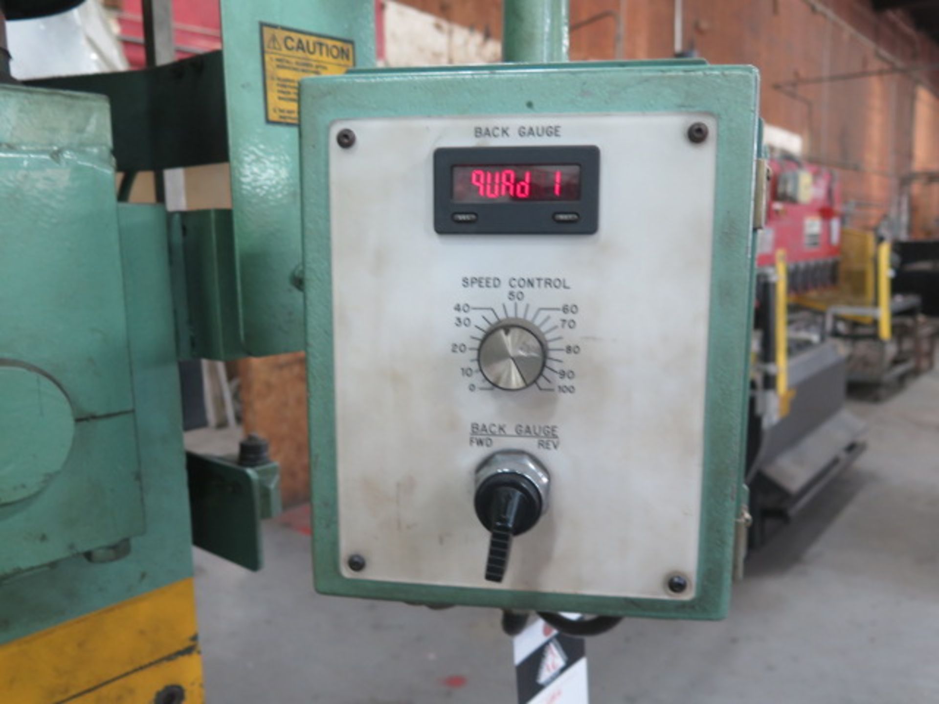 Betenbender 10-95T 95 Ton x 10’ Hydraulic Press Brake s/n 75899 w/ Back Gauge Control, SOLD AS IS - Image 11 of 13