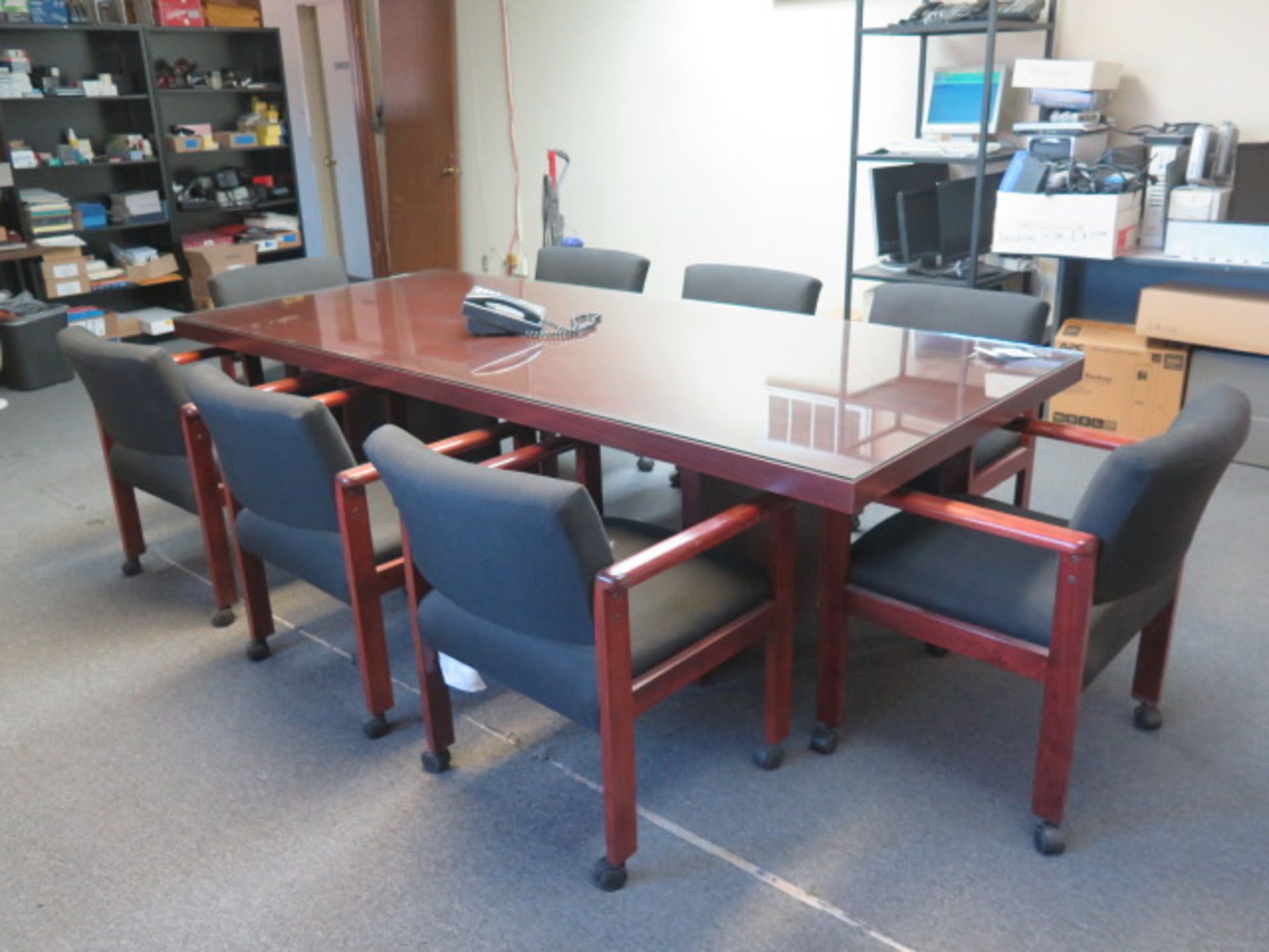 Conference Table w/ (8) Chairs (SOLD AS-IS - NO WARRANTY) - Image 2 of 4