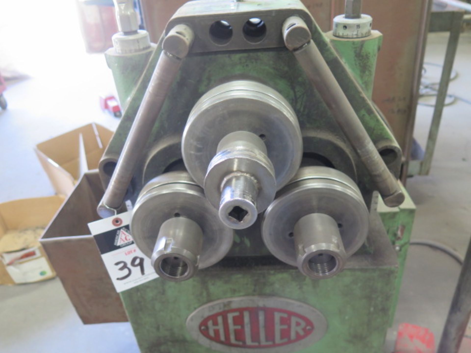 E.G. Hellers mdl. 3001PM Angle Roll s/n 31703PM w/ 5 ½” Rolls, Roll Tooling (SOLD AS-IS - NO - Image 4 of 11