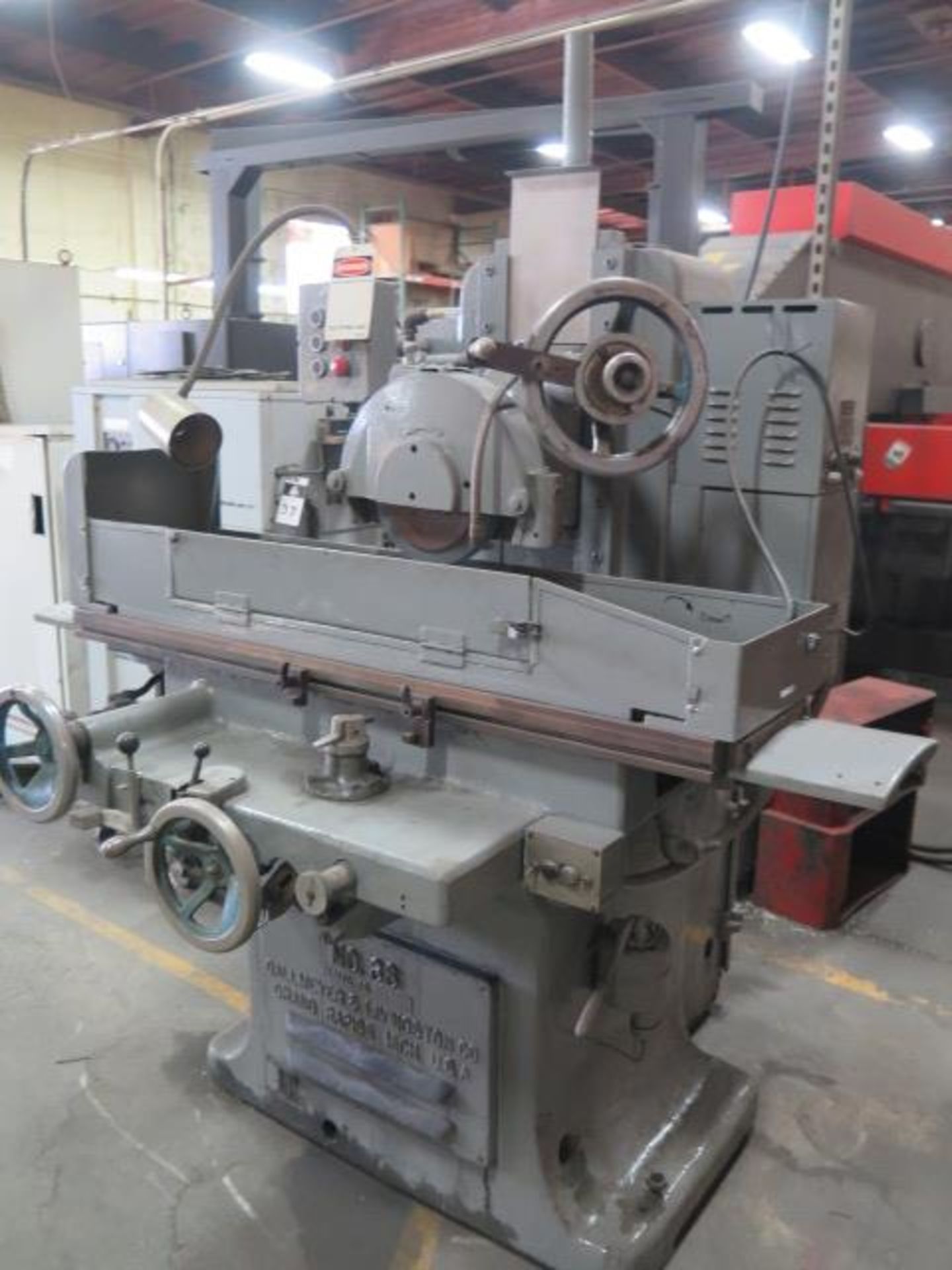 Gallmeyer & Livingston No. 36 10” x 24” Auto Surface Grinder w/ Electromagnetic Chuck, SOLD AS IS - Image 3 of 10