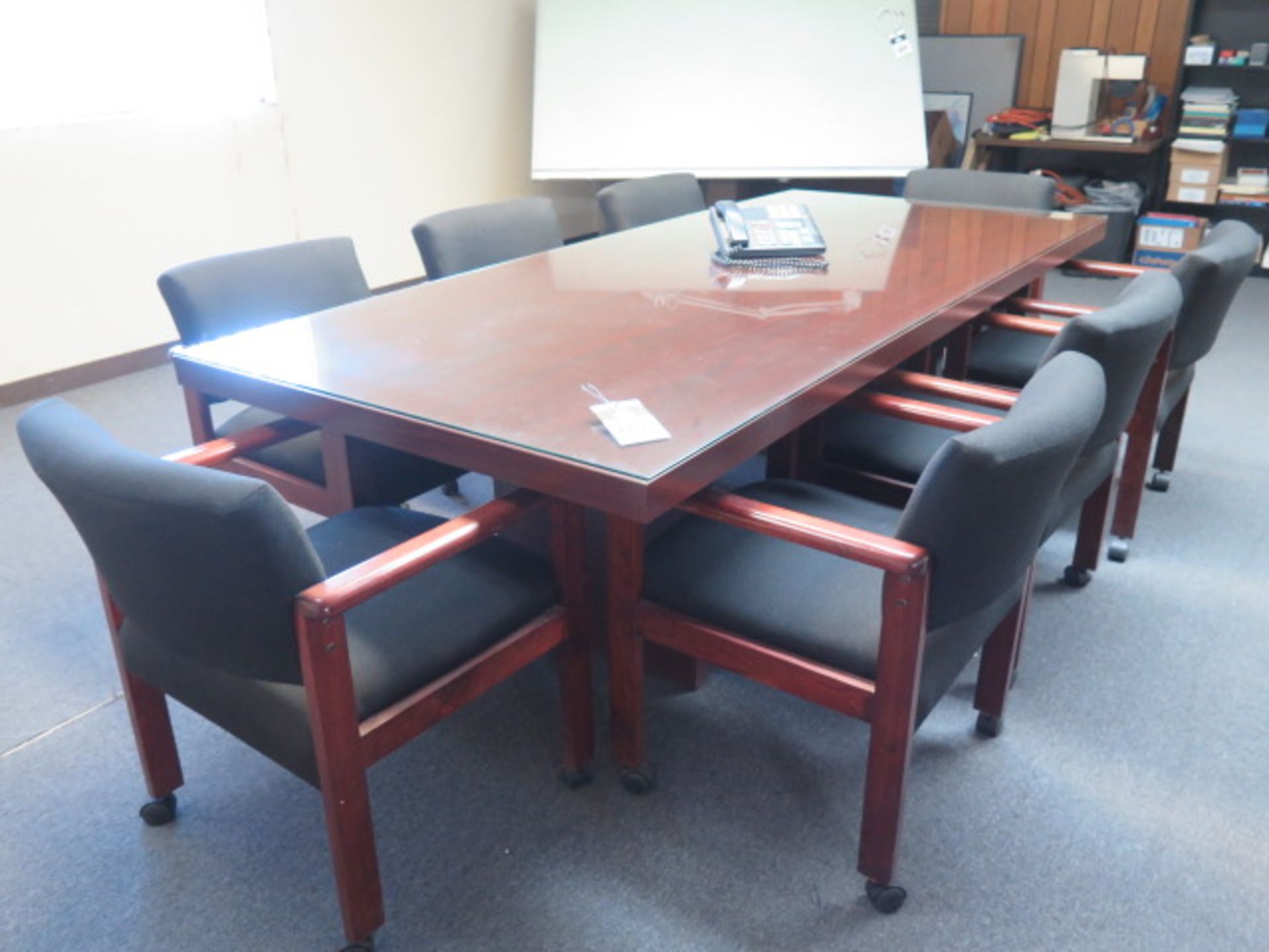 Conference Table w/ (8) Chairs (SOLD AS-IS - NO WARRANTY)